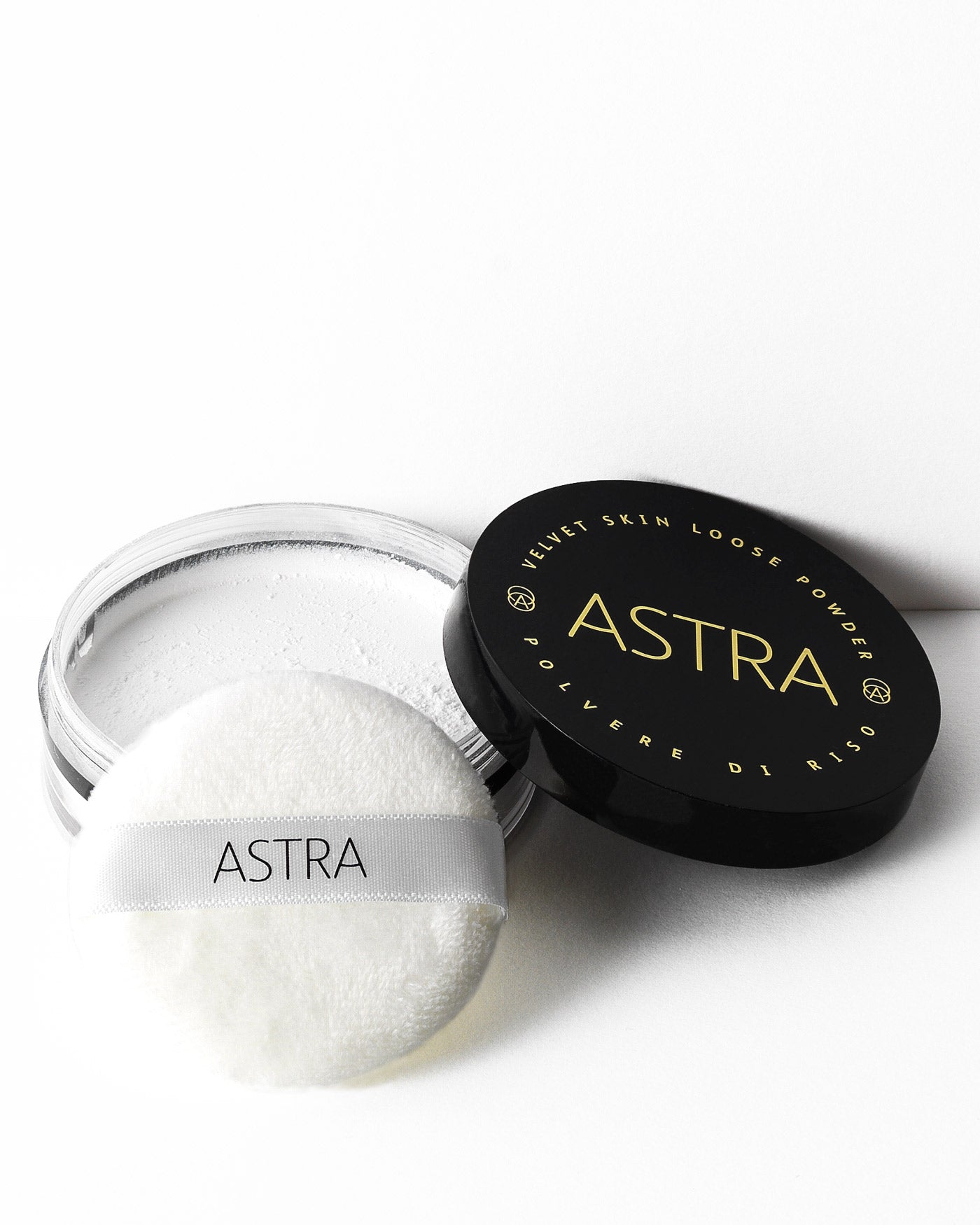 VELVET SKIN LOOSE POWDER RICE - Polvere di Riso Trasparente Base Trucco - 01 - Ghost - Astra Make-Up
