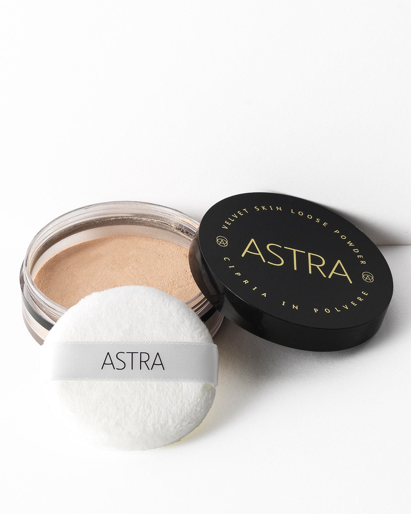 VELVET SKIN LOOSE POWDER - Cipria in Polvere Coprenza Leggera - 02 - Porcelain - Astra Make-Up