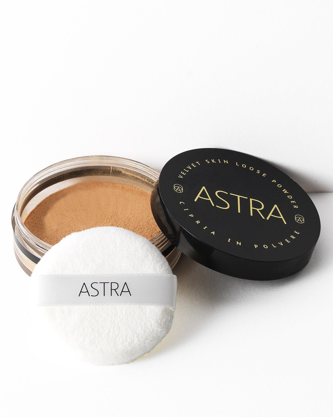 VELVET SKIN LOOSE POWDER - Cipria in Polvere Coprenza Leggera - 03 - Sunset - Astra Make-Up
