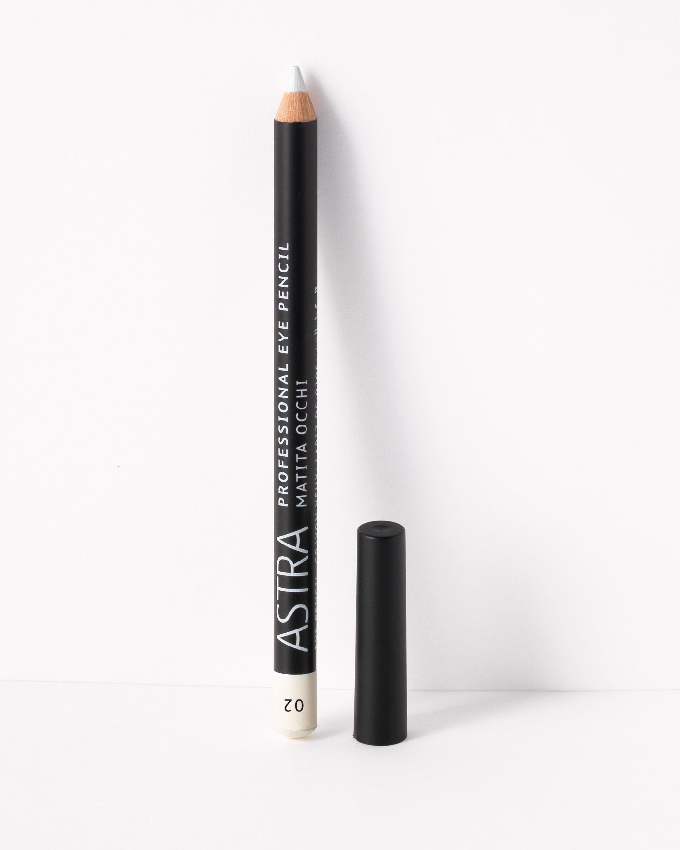 PROFESSIONAL EYE PENCIL - Matita Occhi Colorata Lunga Tenuta - 02 - White - Astra Make-Up