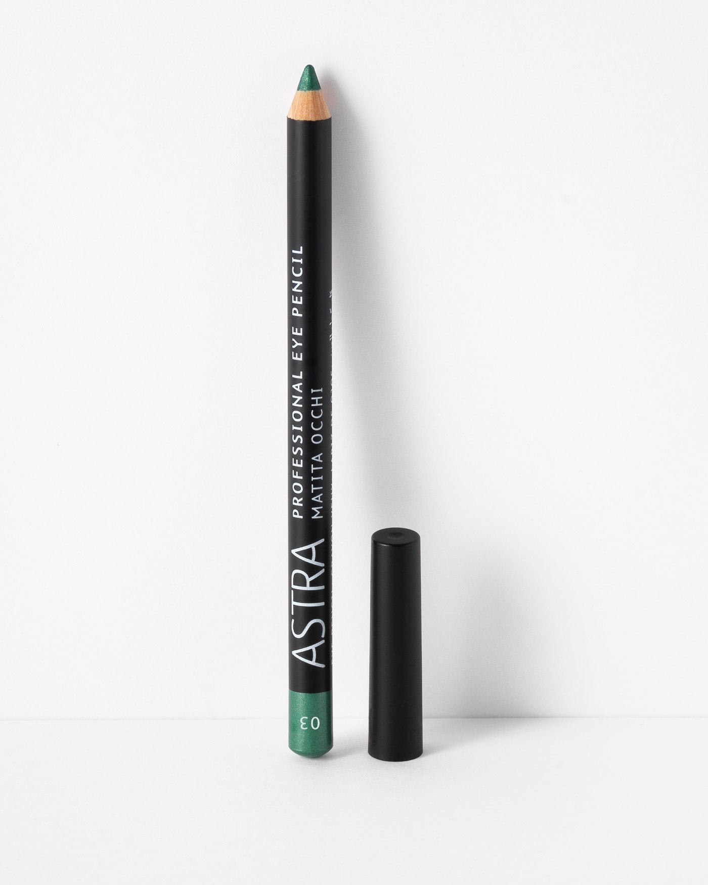 PROFESSIONAL EYE PENCIL - Matita Occhi Colorata Lunga Tenuta - 03 - Green - Astra Make-Up
