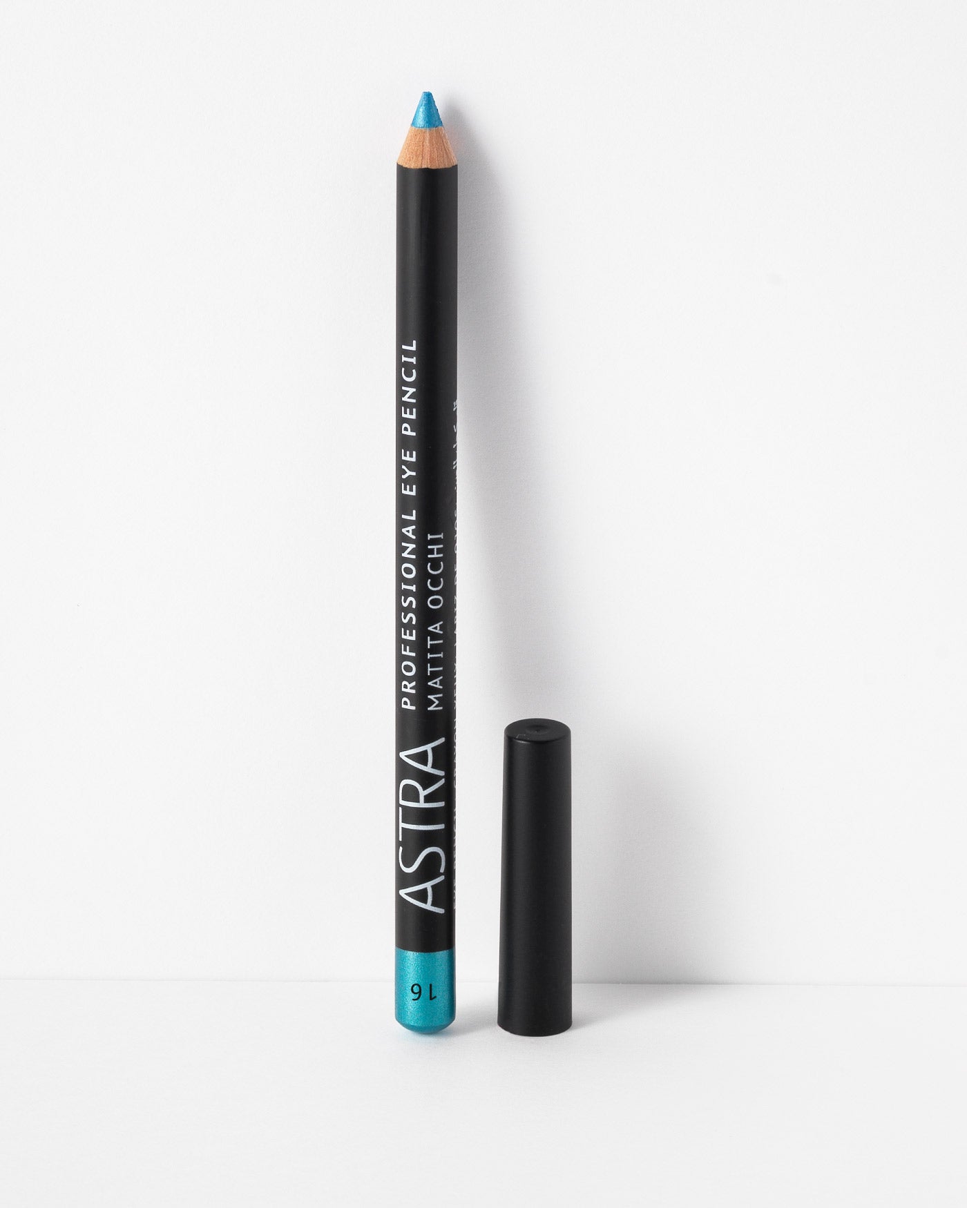 PROFESSIONAL EYE PENCIL - Matita Occhi Colorata Lunga Tenuta - 16 - Caribbean Blue - Astra Make-Up