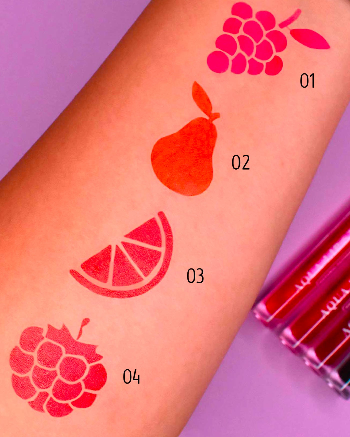 PURE BEAUTY AQUA LIP STAIN - Tinta Labbra Naturale - 03 - Smoothie - Astra Make-Up