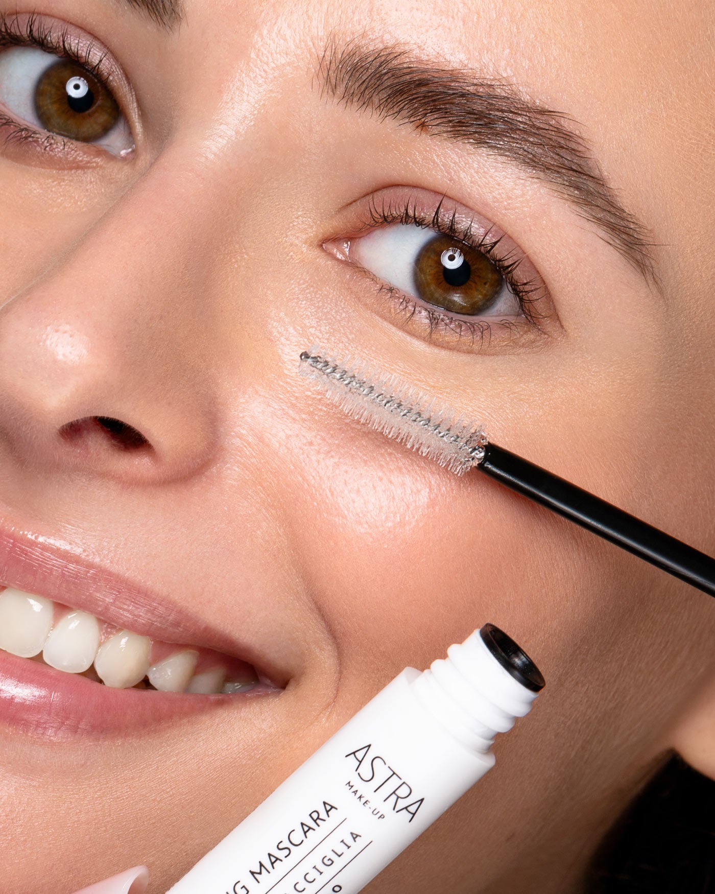 ZEN ROUTINE FIXING MASCARA - Mascara Ciglia + Sopracciglia Trasparente - 01 - Jellyfish - Astra Make-Up