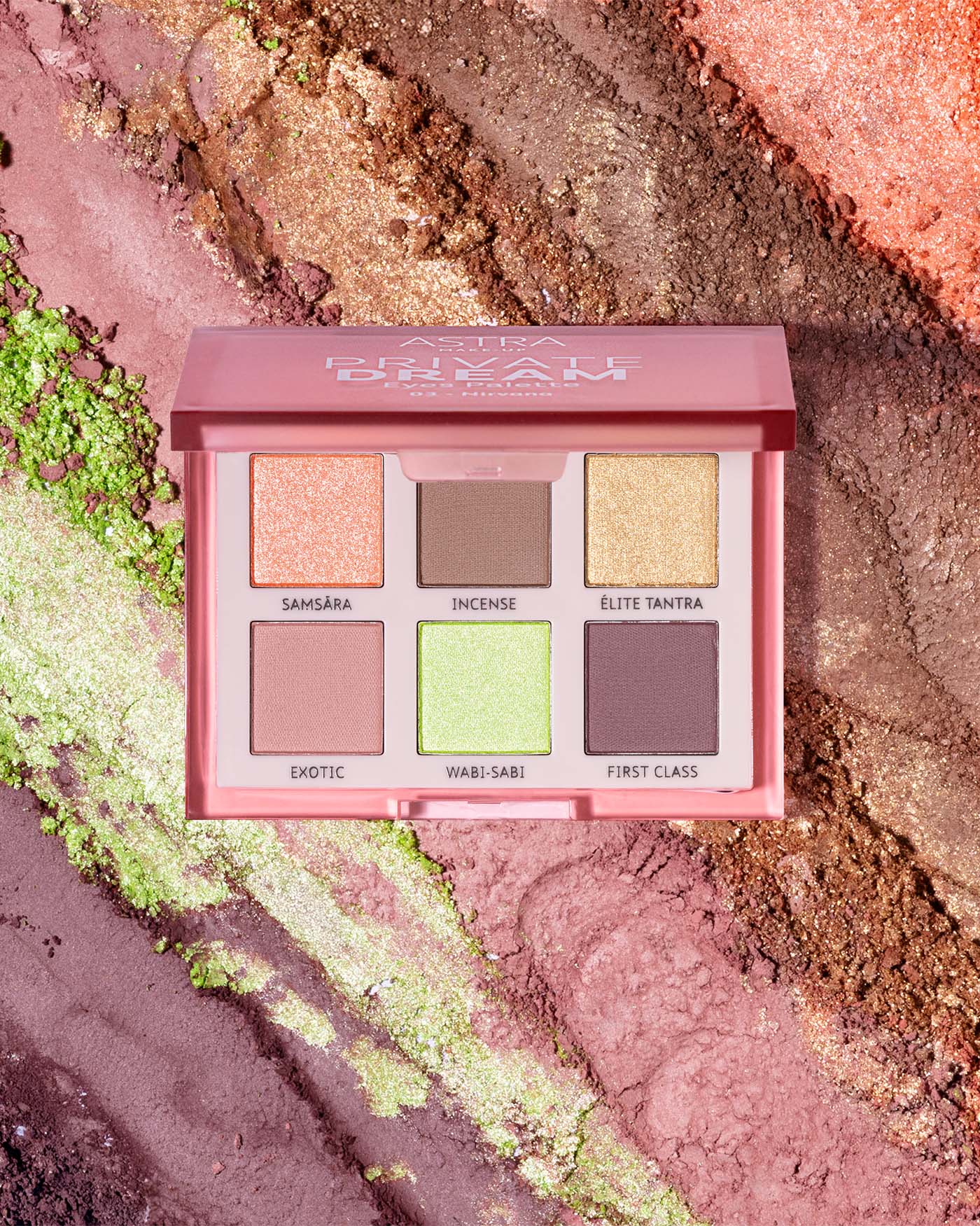 PRIVATE DREAM EYES PALETTE - Palette Occhi 6 Ombretti in polvere - 03 - Nirvana - Astra Make-Up