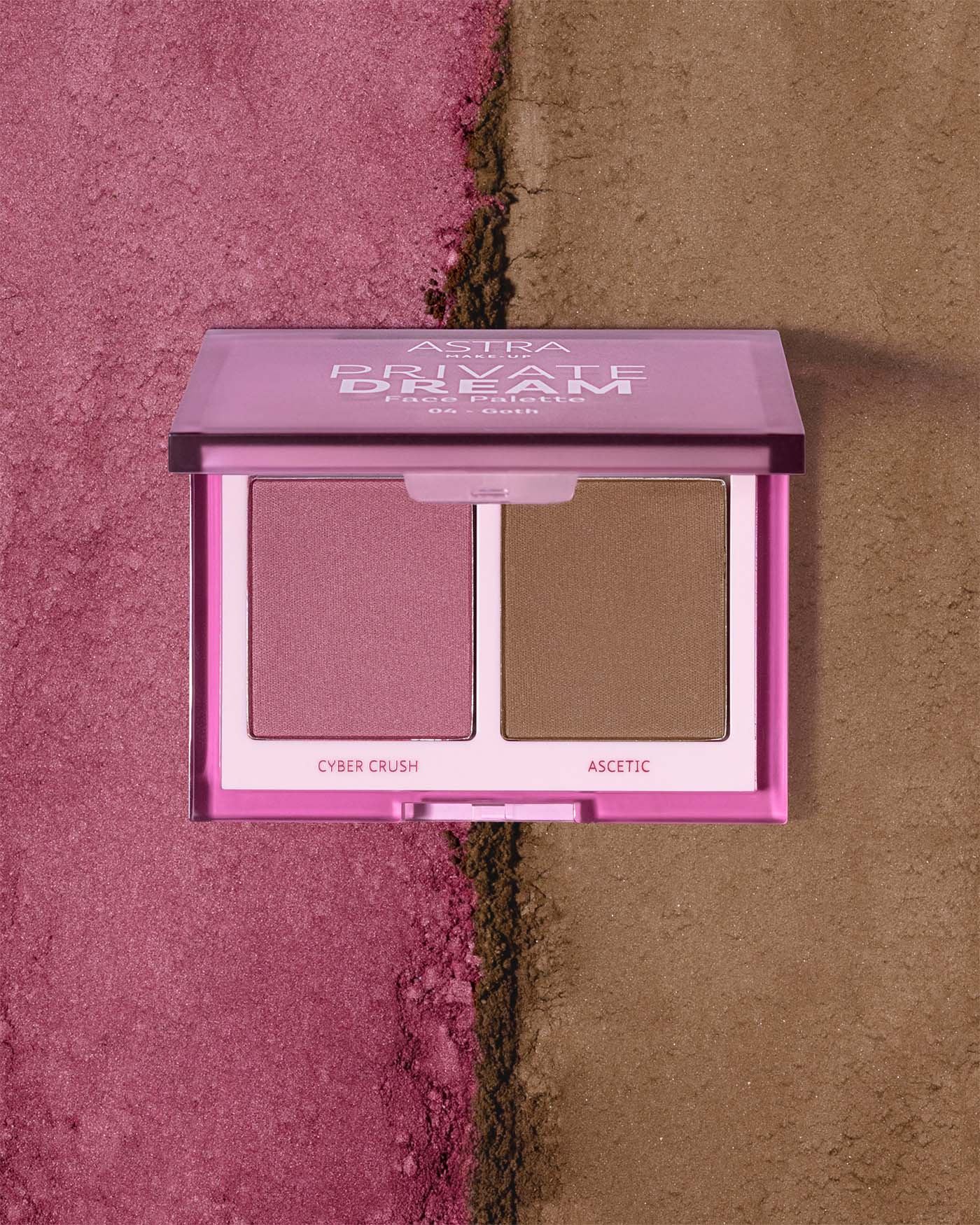 PRIVATE DREAM FACE PALETTE - Palette Viso Blush + Bronzer - 04 - Goth - Astra Make-Up