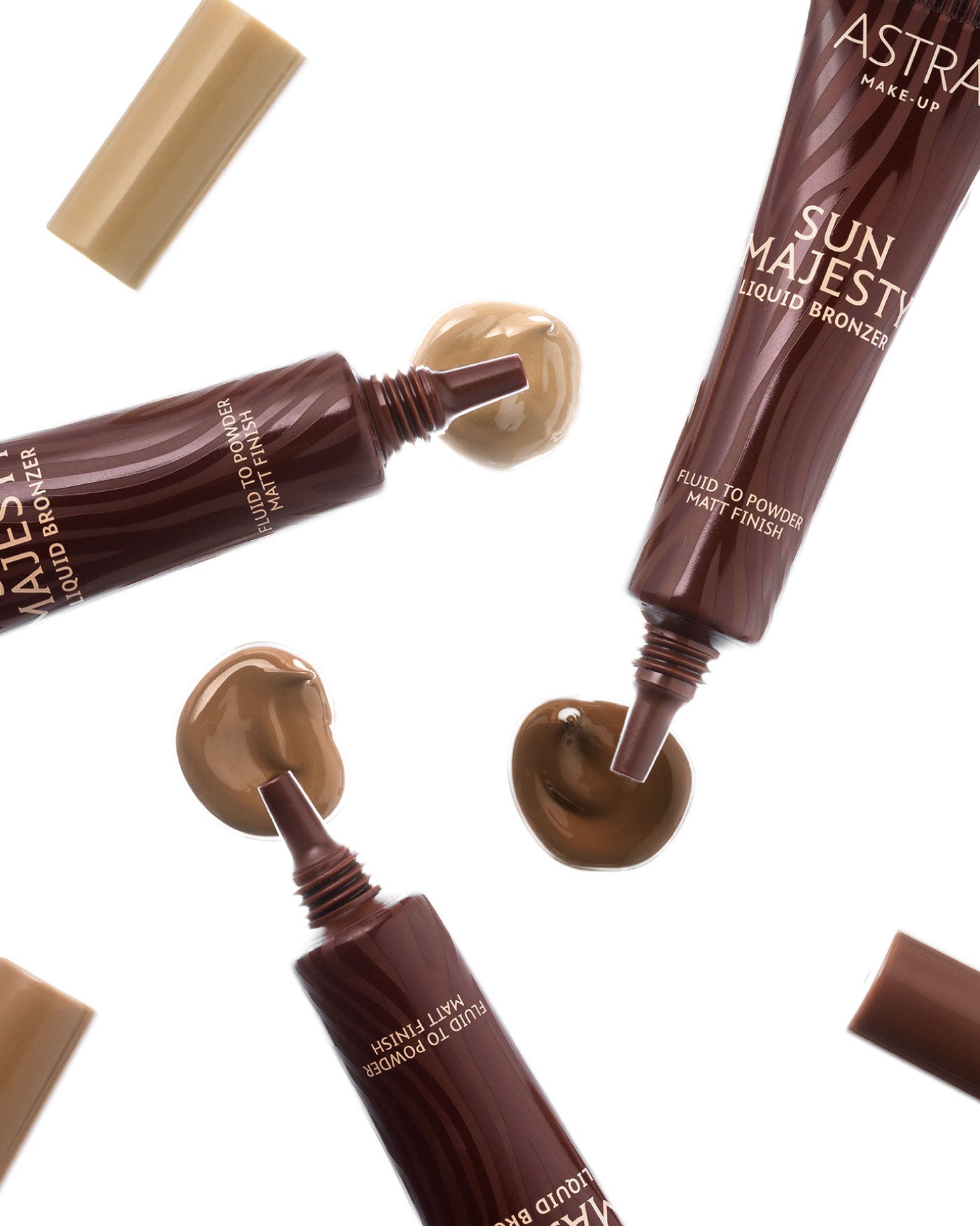 SUN MAJESTY LIQUID BRONZER - Abbronzatura Naturale, Finish Mat Vellutato - 03 - Dark (SM) - Astra Make-Up