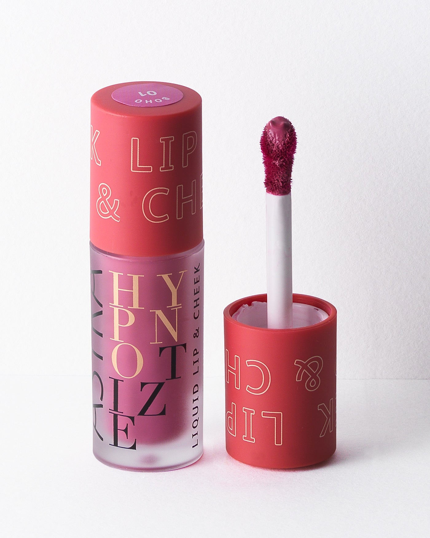 HYPNOTIZE LIQUID LIP & CHEEK - Rossetto Liquido + Blush - 01 - Boho - Astra Make-Up