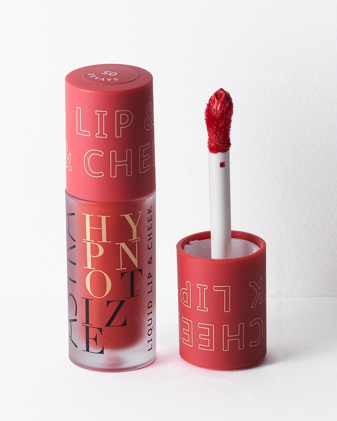 HYPNOTIZE LIQUID LIP & CHEEK - Rossetto Liquido + Blush - 05 - Savage - Astra Make-Up