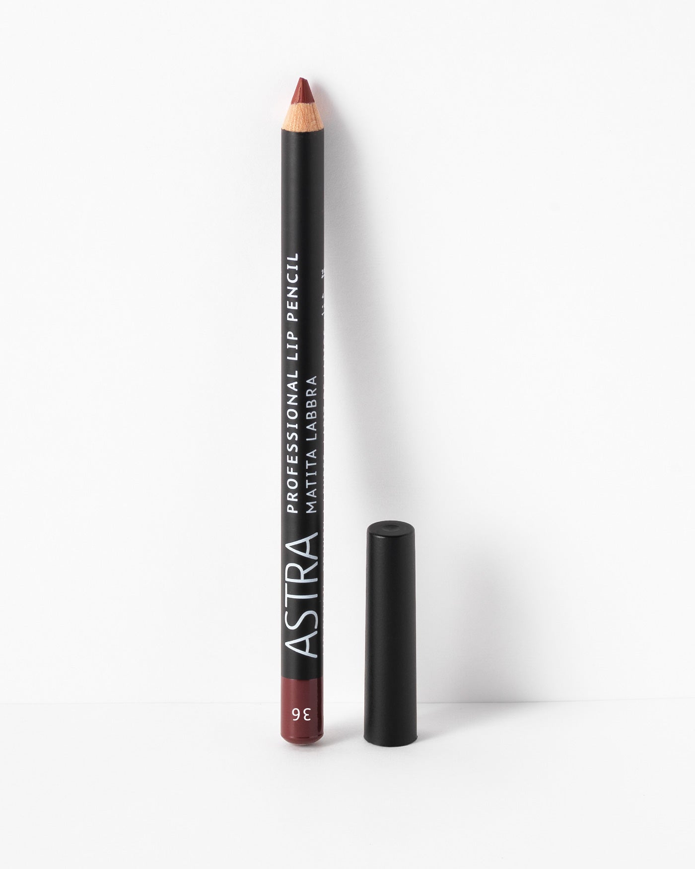 PROFESSIONAL LIP PENCIL - Matita Contorno Labbra - 36- Dark Red - Astra Make-Up