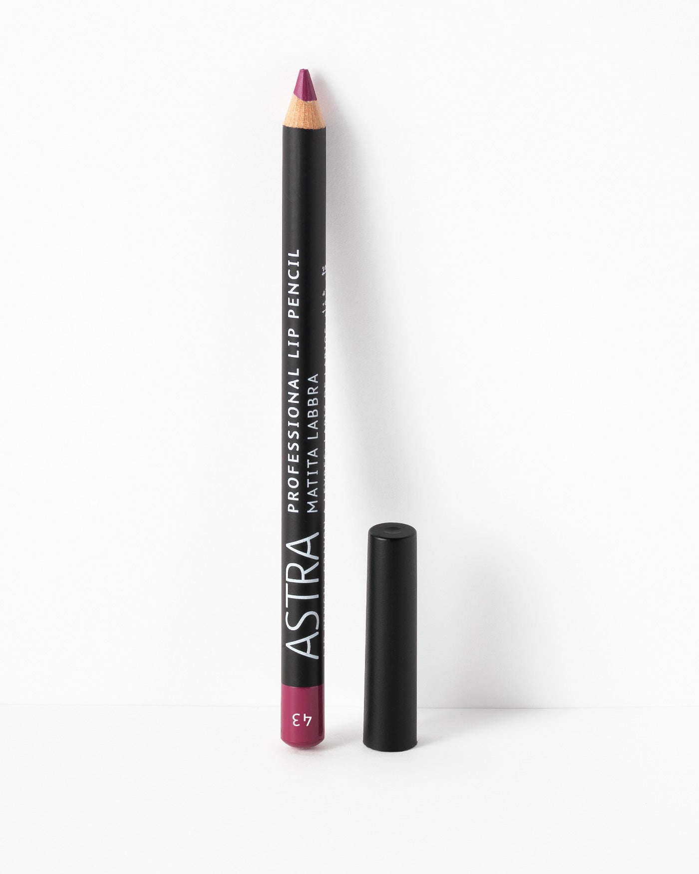 PROFESSIONAL LIP PENCIL - Matita Contorno Labbra - 43 - Bordeaux - Astra Make-Up