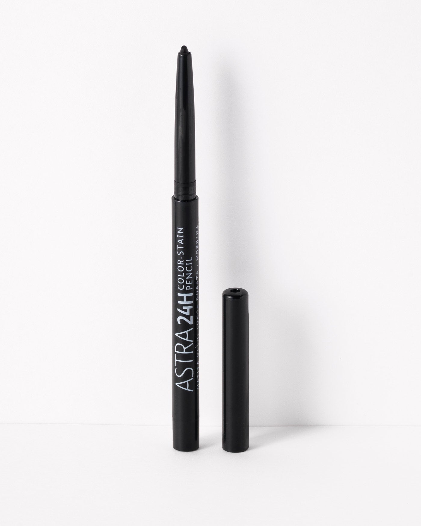24H COLOR STAIN PENCIL - Matita Occhi Automatica Lunga Durata - Black - Astra Make-Up