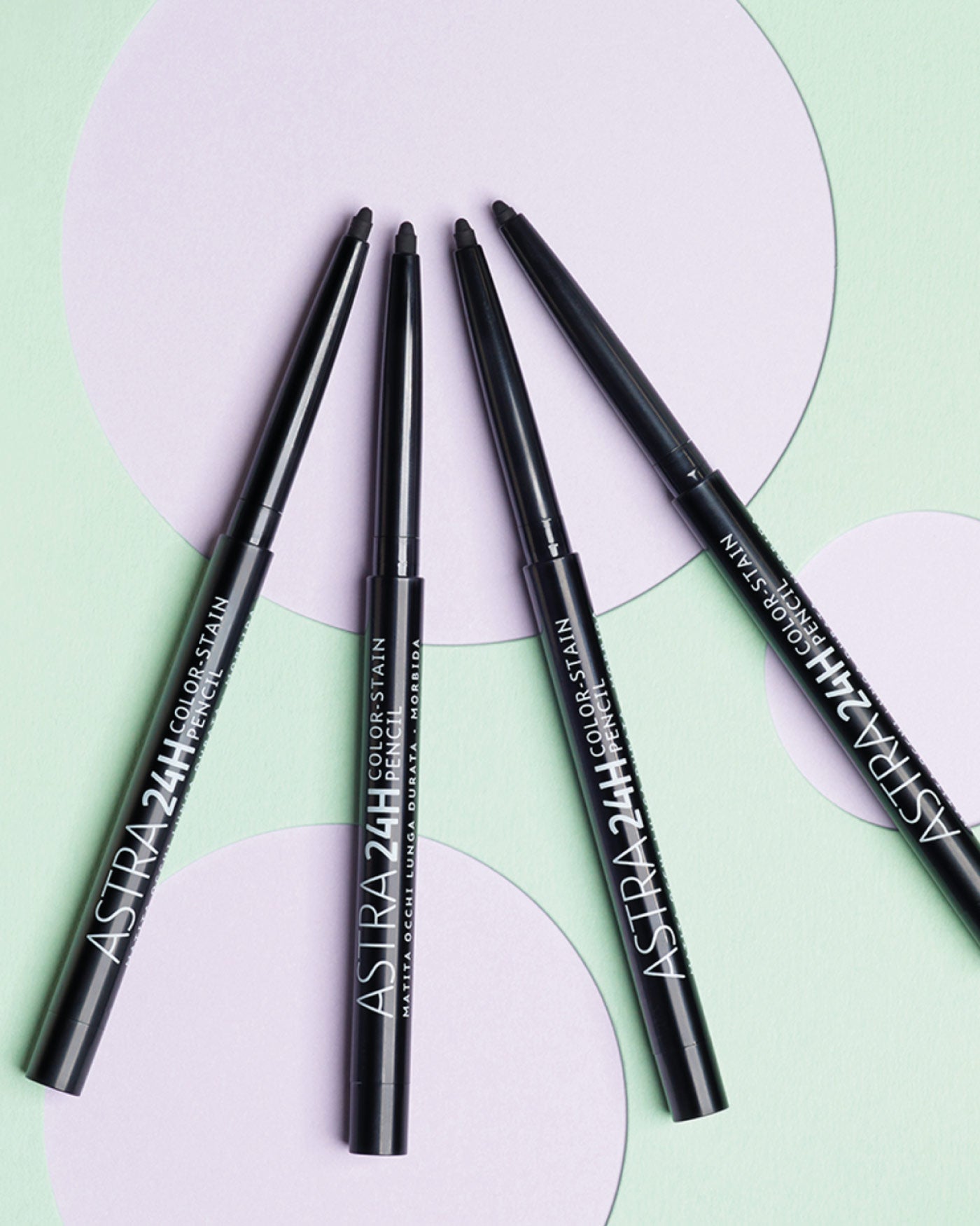 24H COLOR STAIN PENCIL - Matita Occhi Automatica Lunga Durata - Black - Astra Make-Up