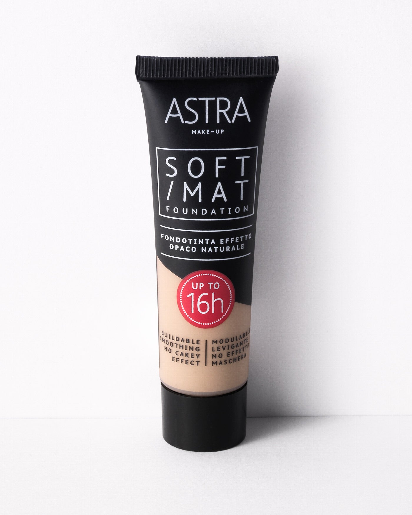 SOFT MAT FOUNDATION - Fondotinta Effetto Opaco Naturale - 03 - Sand - Astra Make-Up