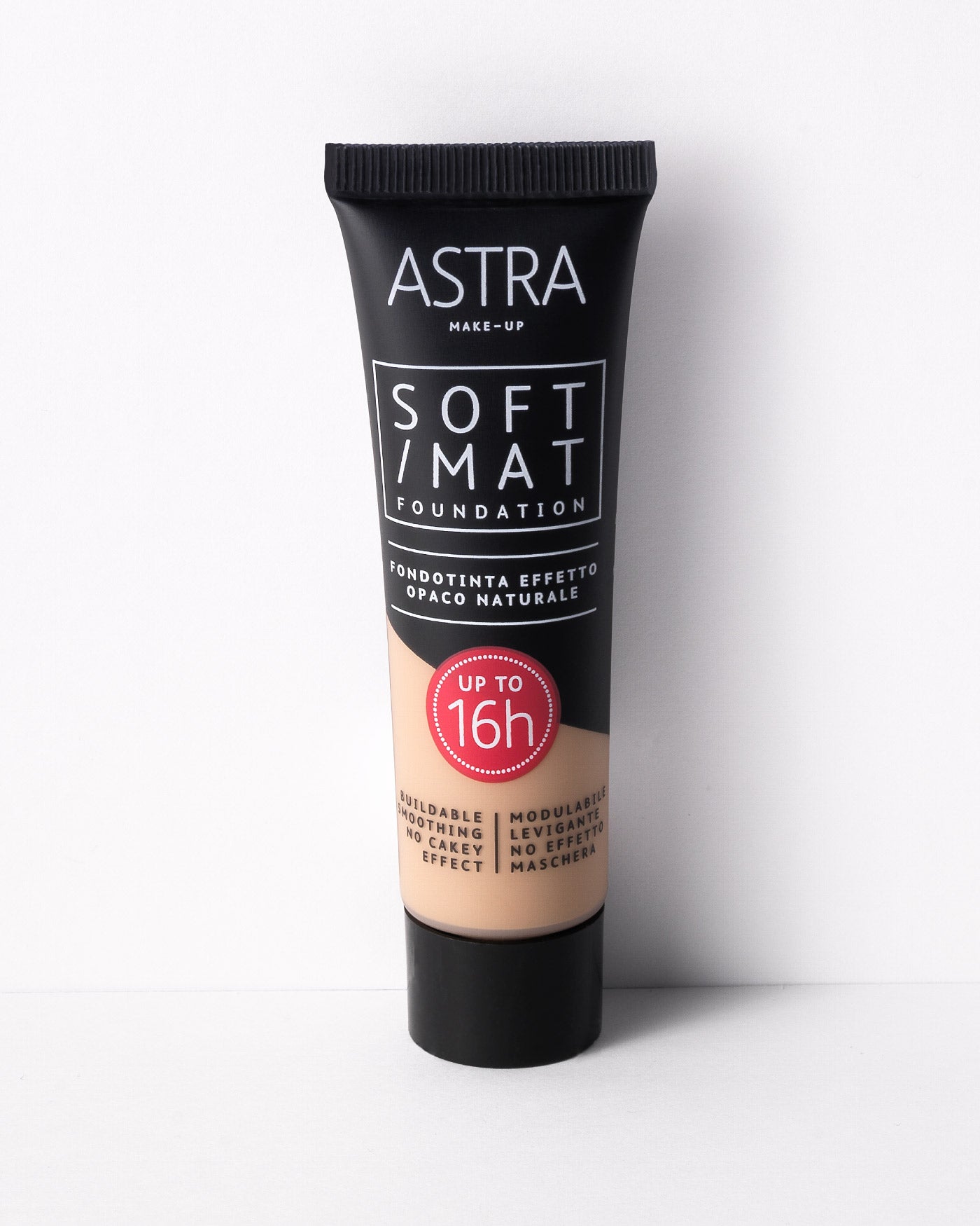 SOFT MAT FOUNDATION - Fondotinta Effetto Opaco Naturale - 04 - Vanilla - Astra Make-Up