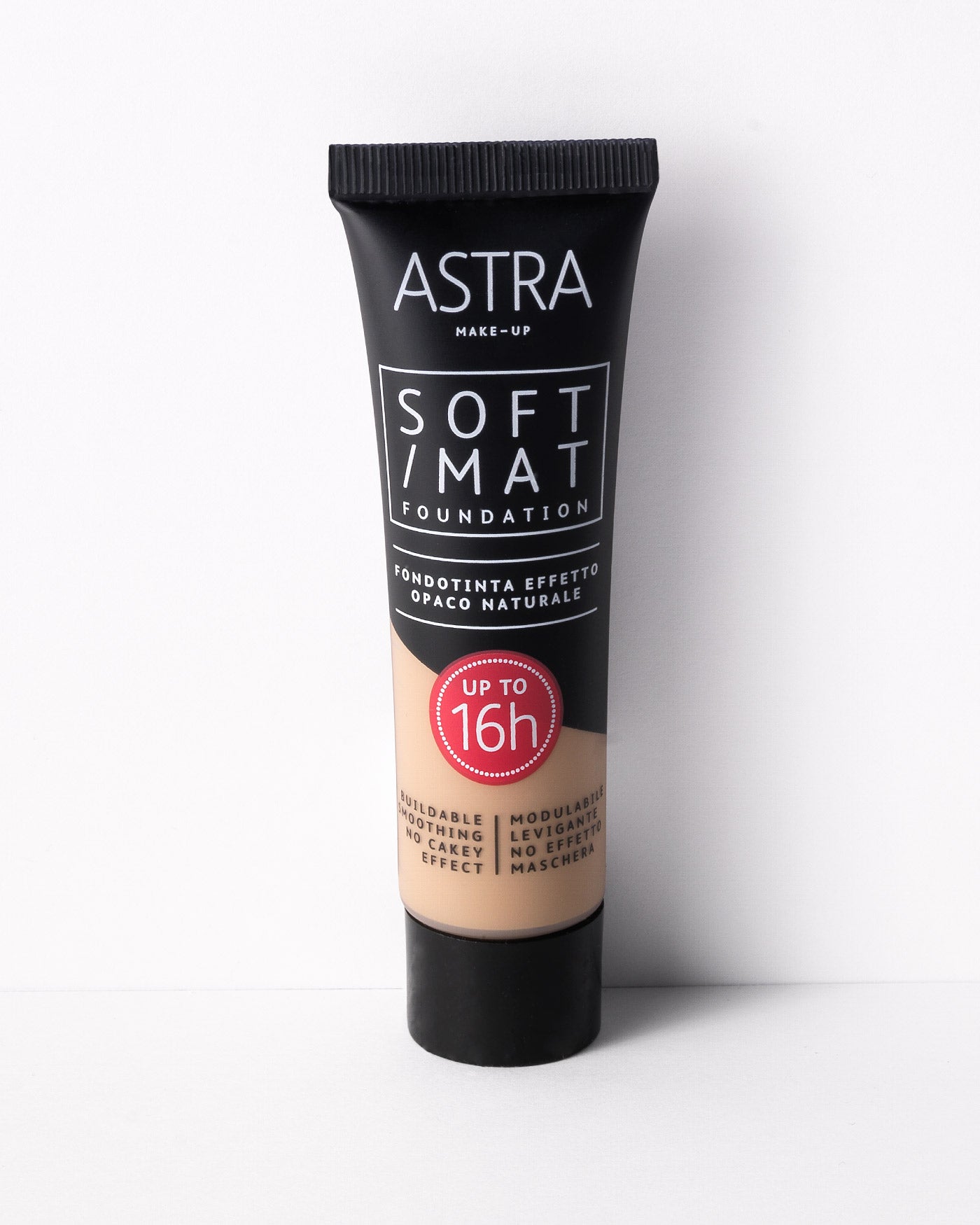 SOFT MAT FOUNDATION - Fondotinta Effetto Opaco Naturale - 05 - Honey - Astra Make-Up