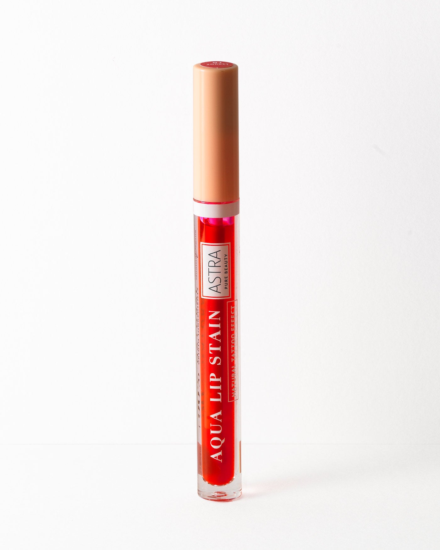PURE BEAUTY AQUA LIP STAIN - Tinta Labbra Naturale - 01 - Sorbet - Astra Make-Up