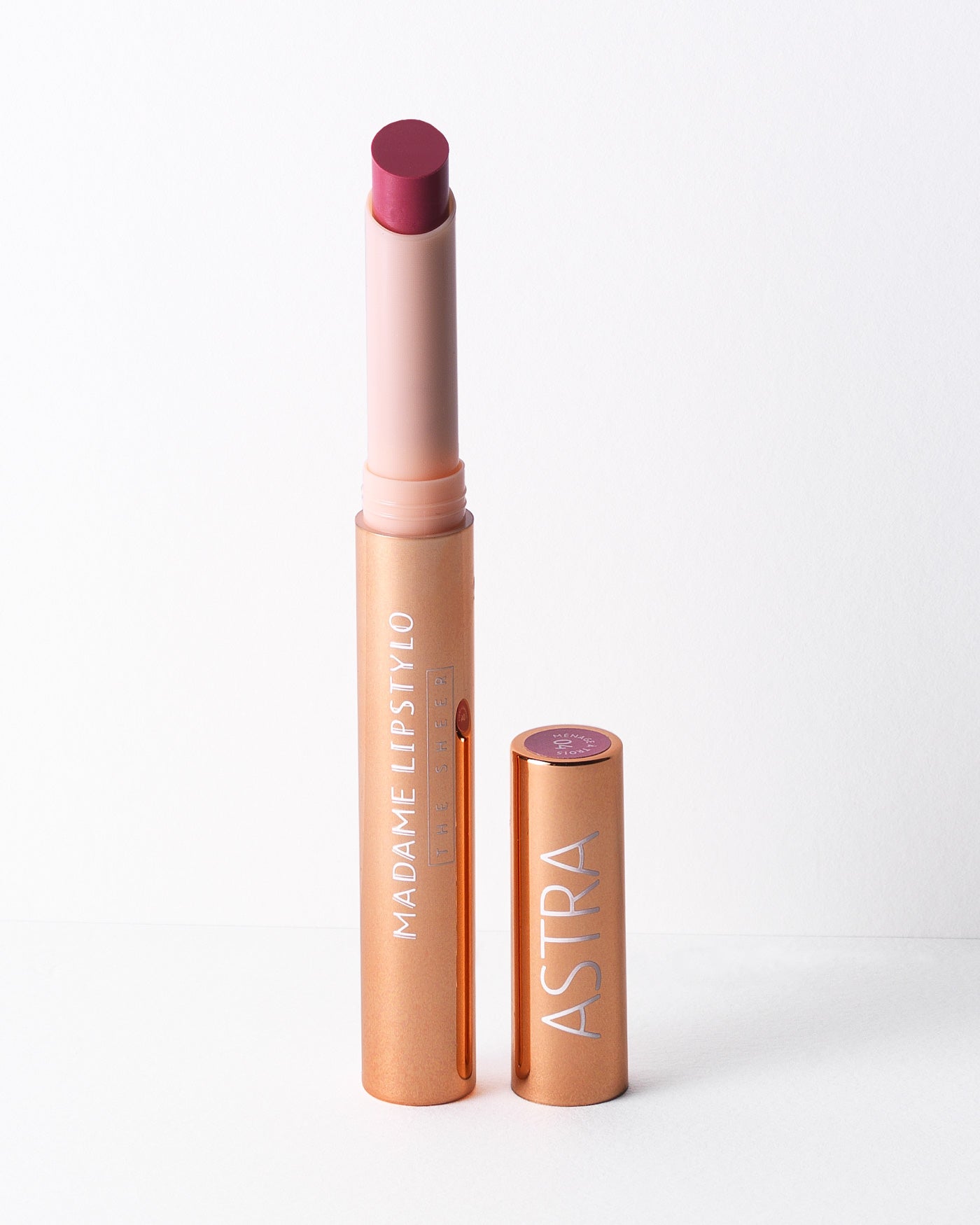 MADAME LIPSTYLO THE SHEER - Rossetto Stylo Shimmer - 04 - Menage à Trois - Astra Make-Up