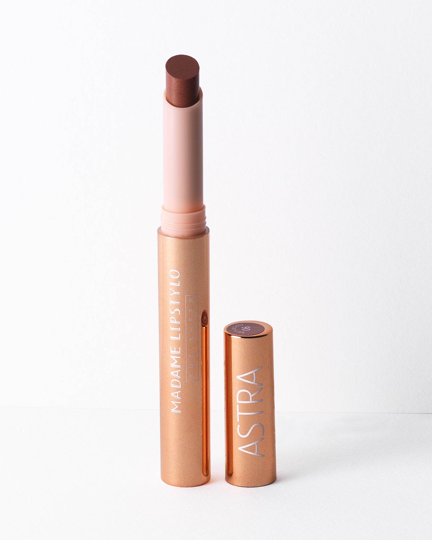MADAME LIPSTYLO THE SHEER - Rossetto Stylo Shimmer - 06 - 90's Bisou - Astra Make-Up