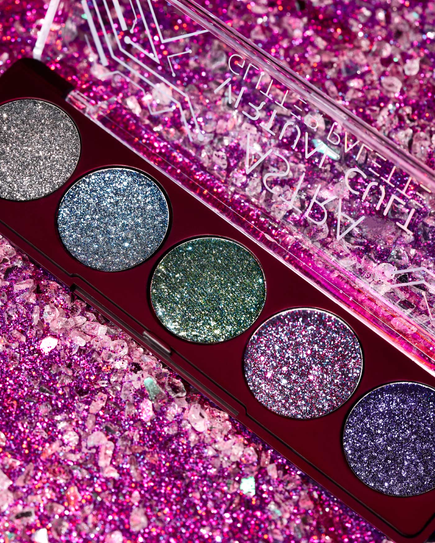 VIRTUAL CULT - Palette Occhi Glitter - 03 - Bionic Mermaid - Astra Make-Up