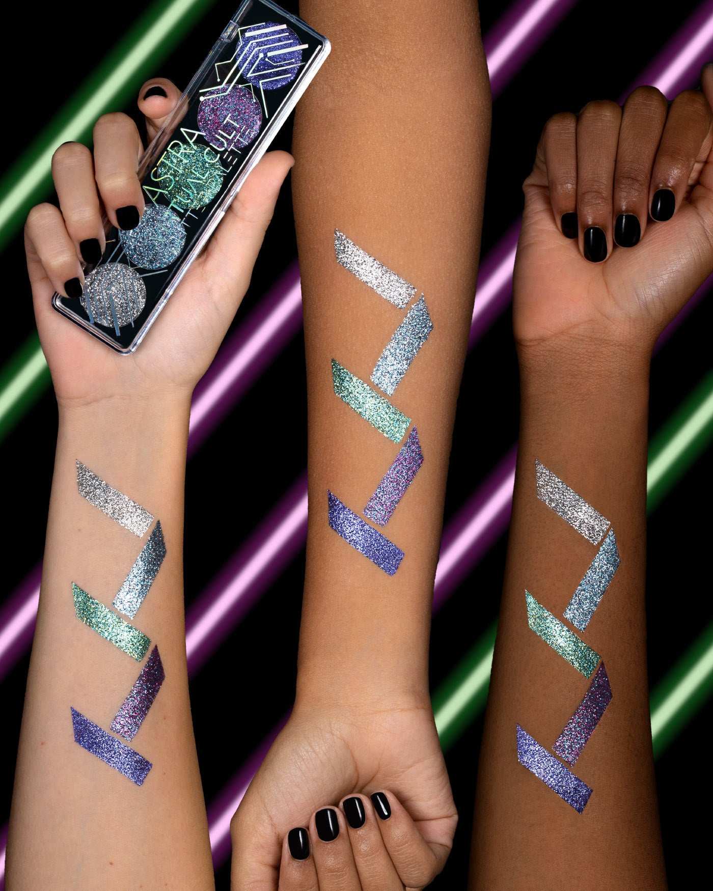 VIRTUAL CULT - Palette Occhi Glitter - 03 - Bionic Mermaid - Astra Make-Up