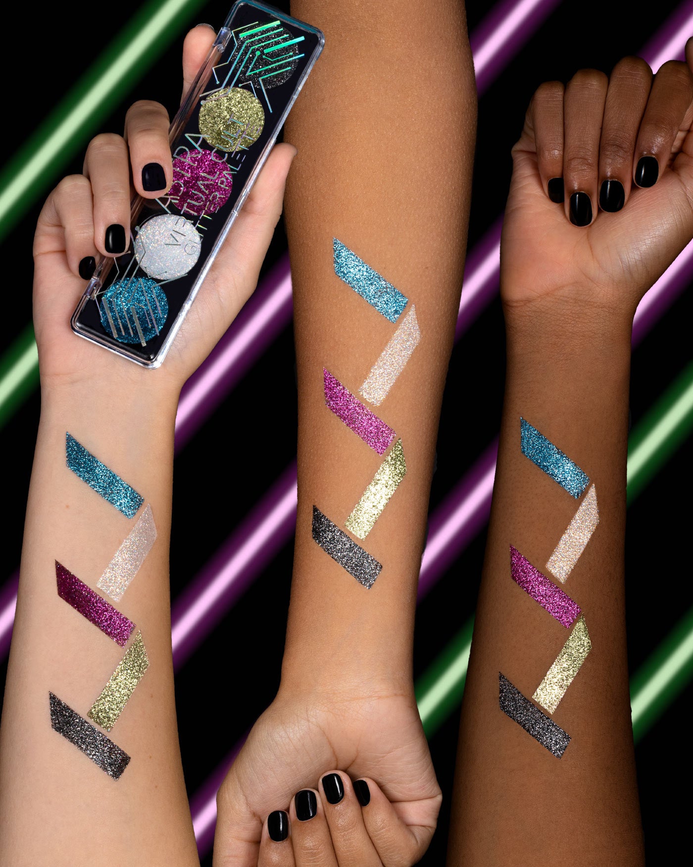 VIRTUAL CULT - Palette Occhi Glitter - 04 - Tokyo Paradigm - Astra Make-Up