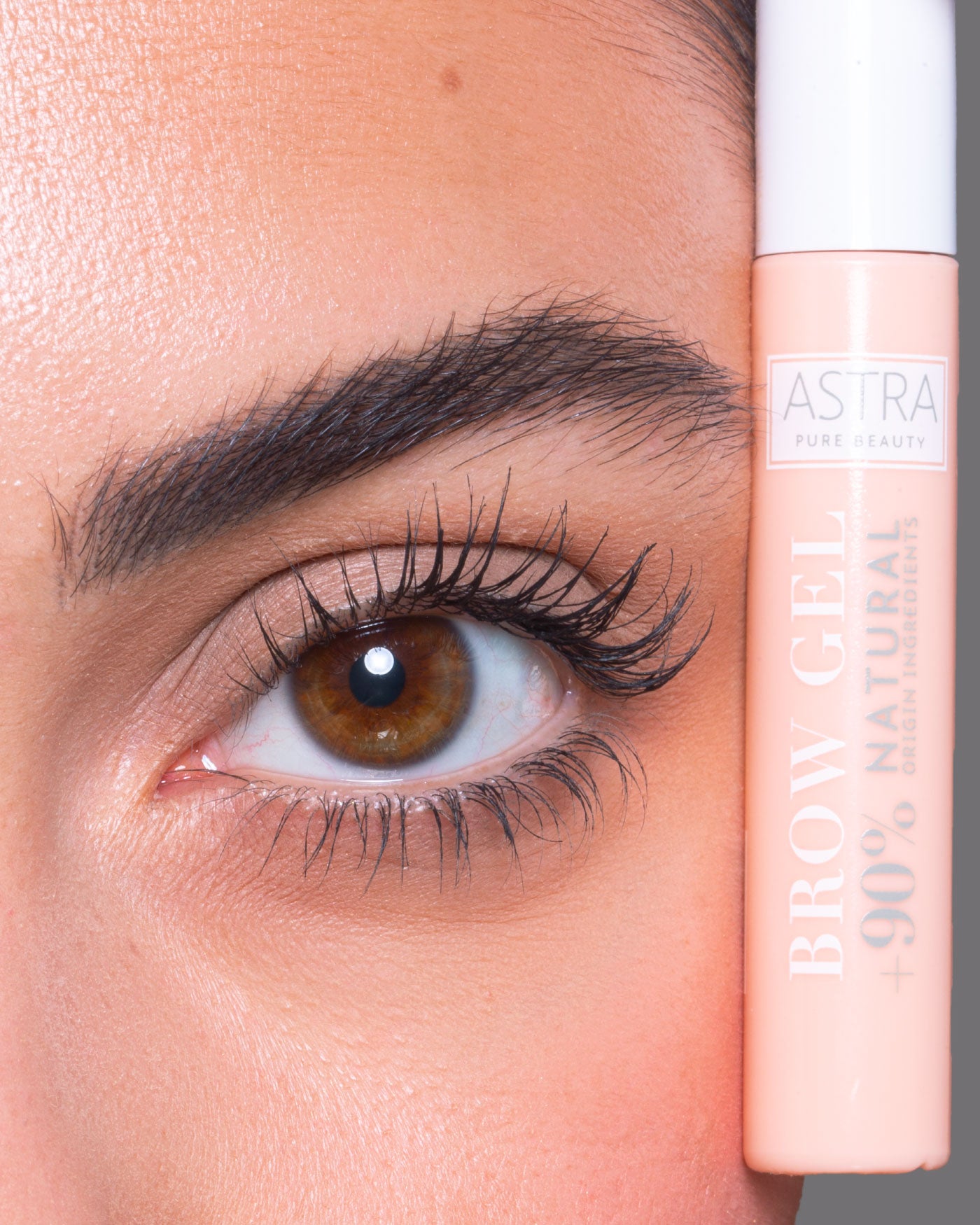 PURE BEAUTY BROW GEL - Gel Sopracciglia Trasparente Naturale - Clear - Astra Make-Up