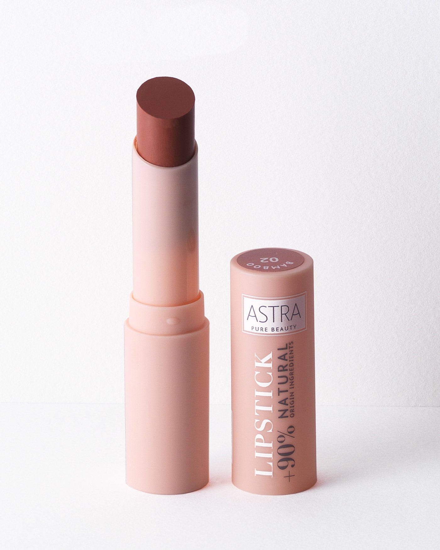 PURE BEAUTY LIPSTICK - Rossetto Cremoso Semi Mat - 02 - Bamboo - Astra Make-Up