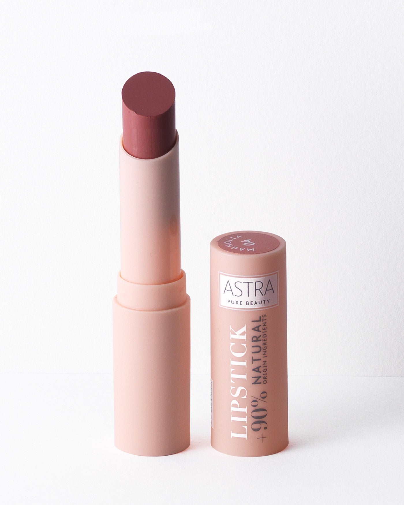 PURE BEAUTY LIPSTICK - Rossetto Cremoso Semi Mat - 04 - Magnolia - Astra Make-Up