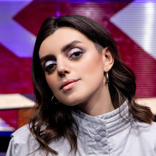 Beauty look Francamente xfactor 2024 - Astra Make-Up