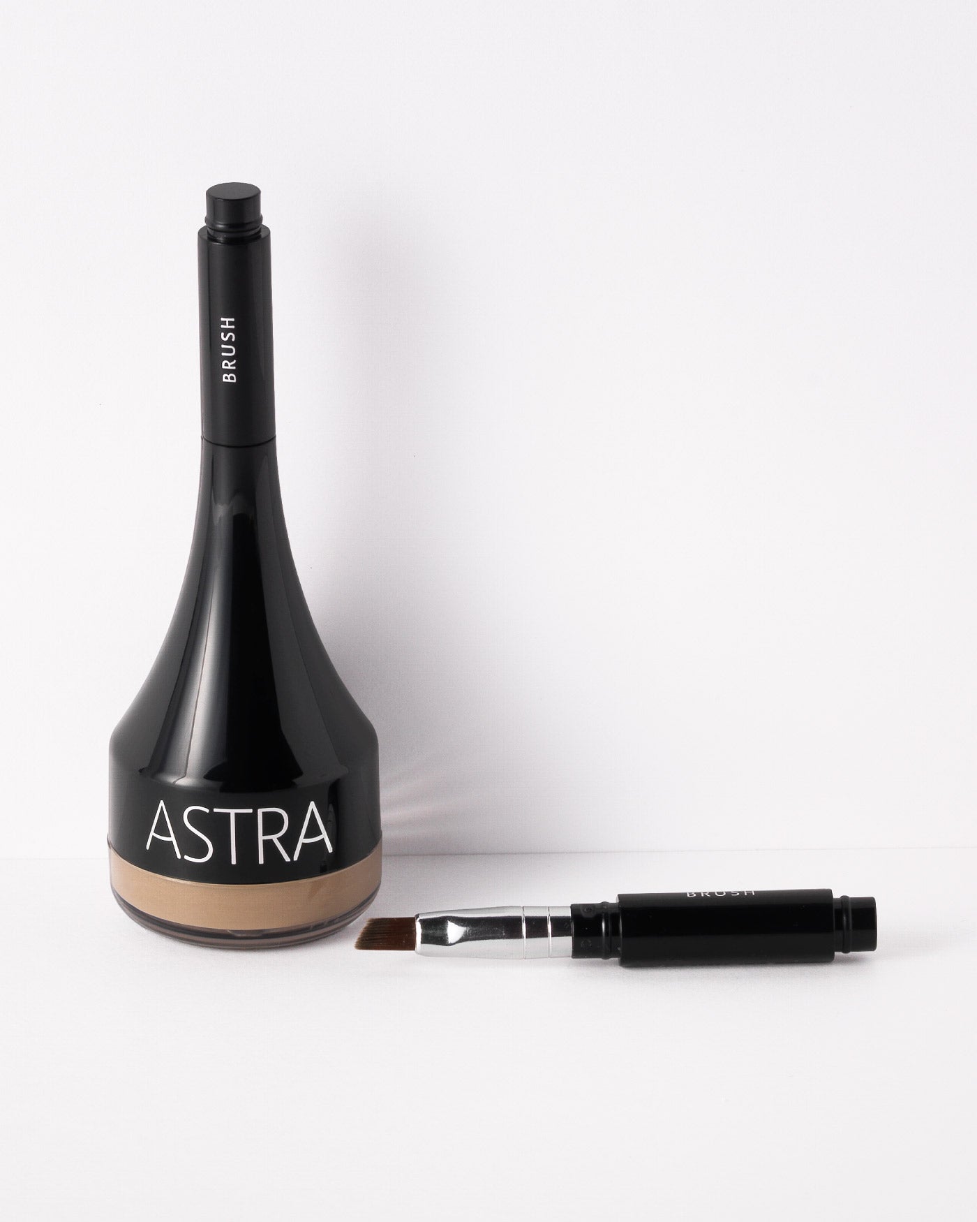 Kit Sopracciglia 2in1 Con Stampo E Timbro – Crema + Eyeliner, Impermeabile, Nero
