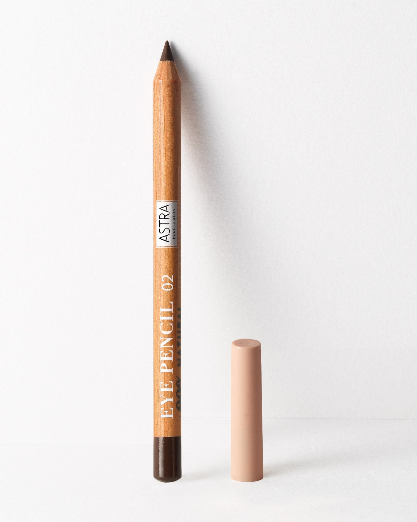 PURE BEAUTY EYE PENCIL - 02 - Brown - Astra Make-Up