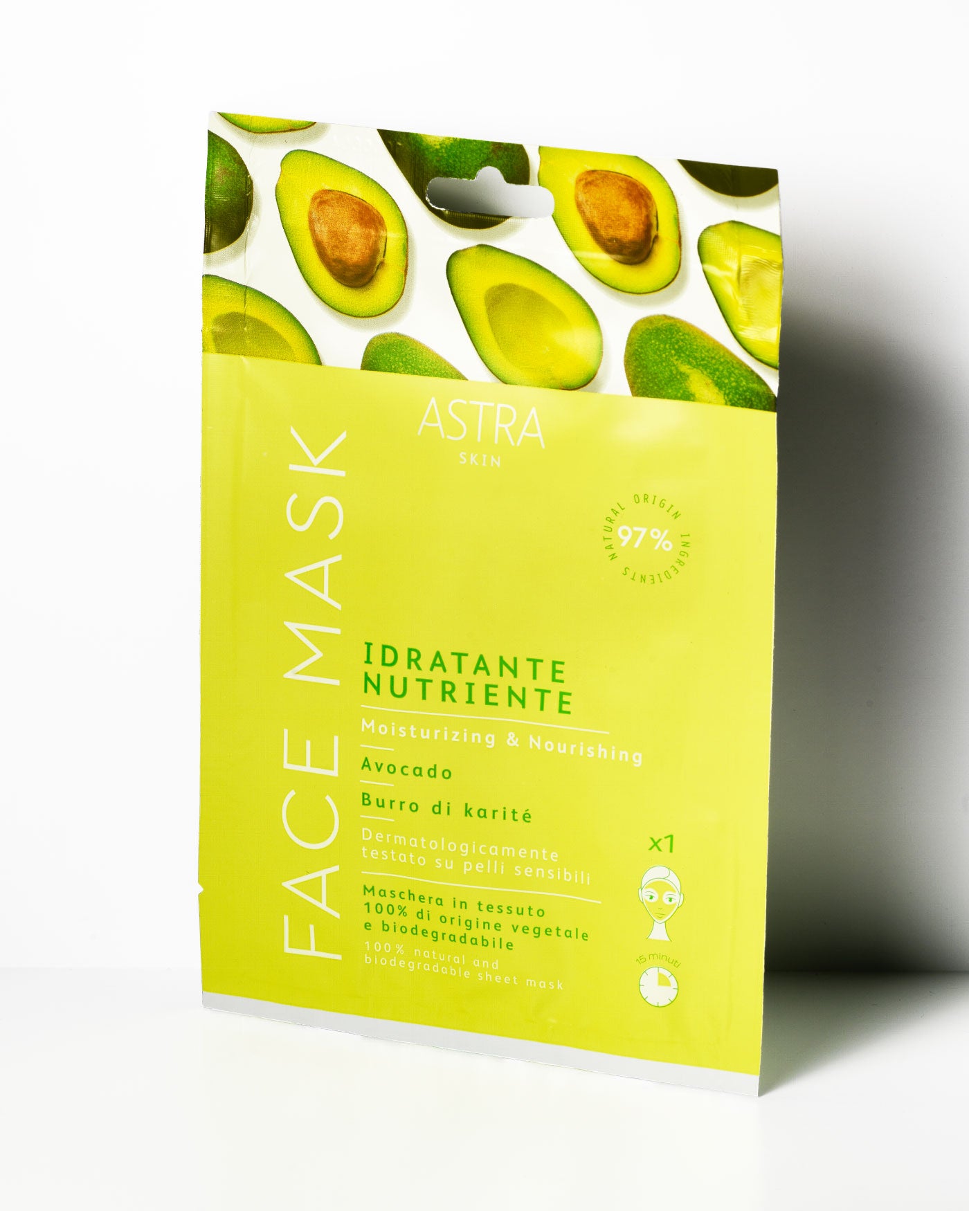 FACE MASK IDRATANTE E NUTRIENTE - All Products - Astra Make-Up
