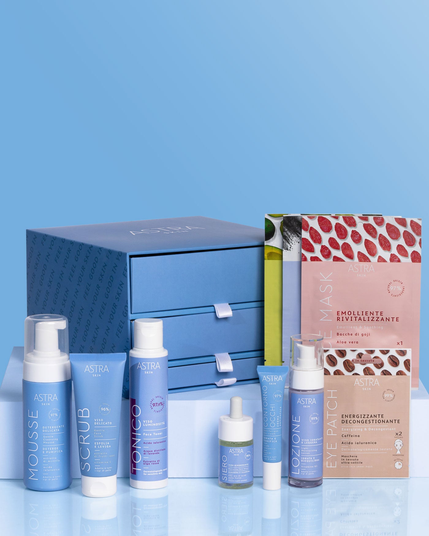 Organizer Astra Skin - Box + 10 prodotti - Set Skincare - Astra Make-Up