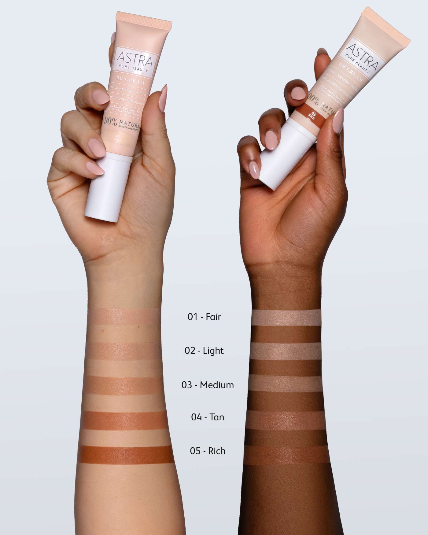 PURE BEAUTY BB CREAM - 05 - Rich - Astra Make-Up