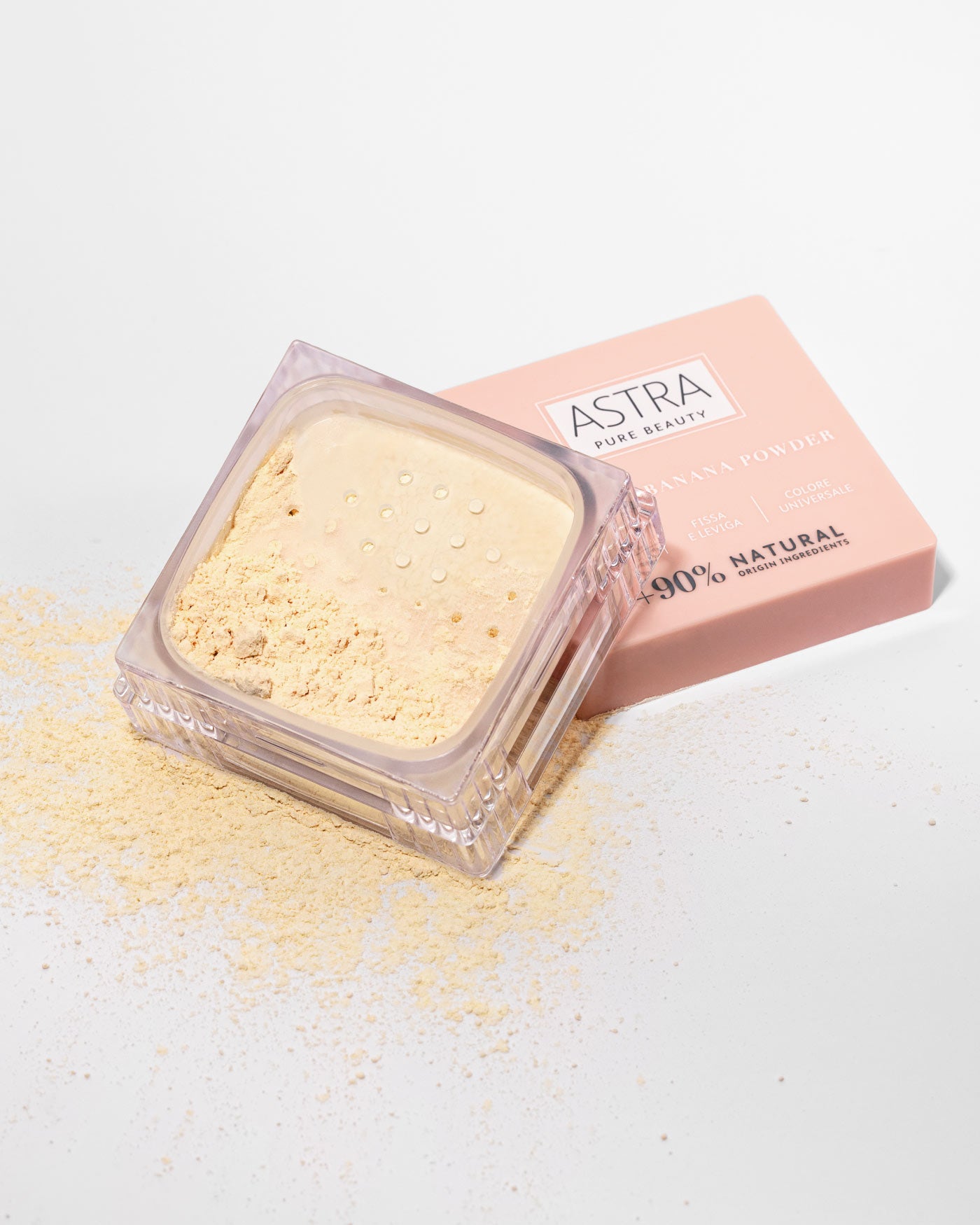 PURE BEAUTY MINERAL BANANA POWDER - Cipria Polvere Libera Naturale - Pure Beauty Viso - Astra Make-Up