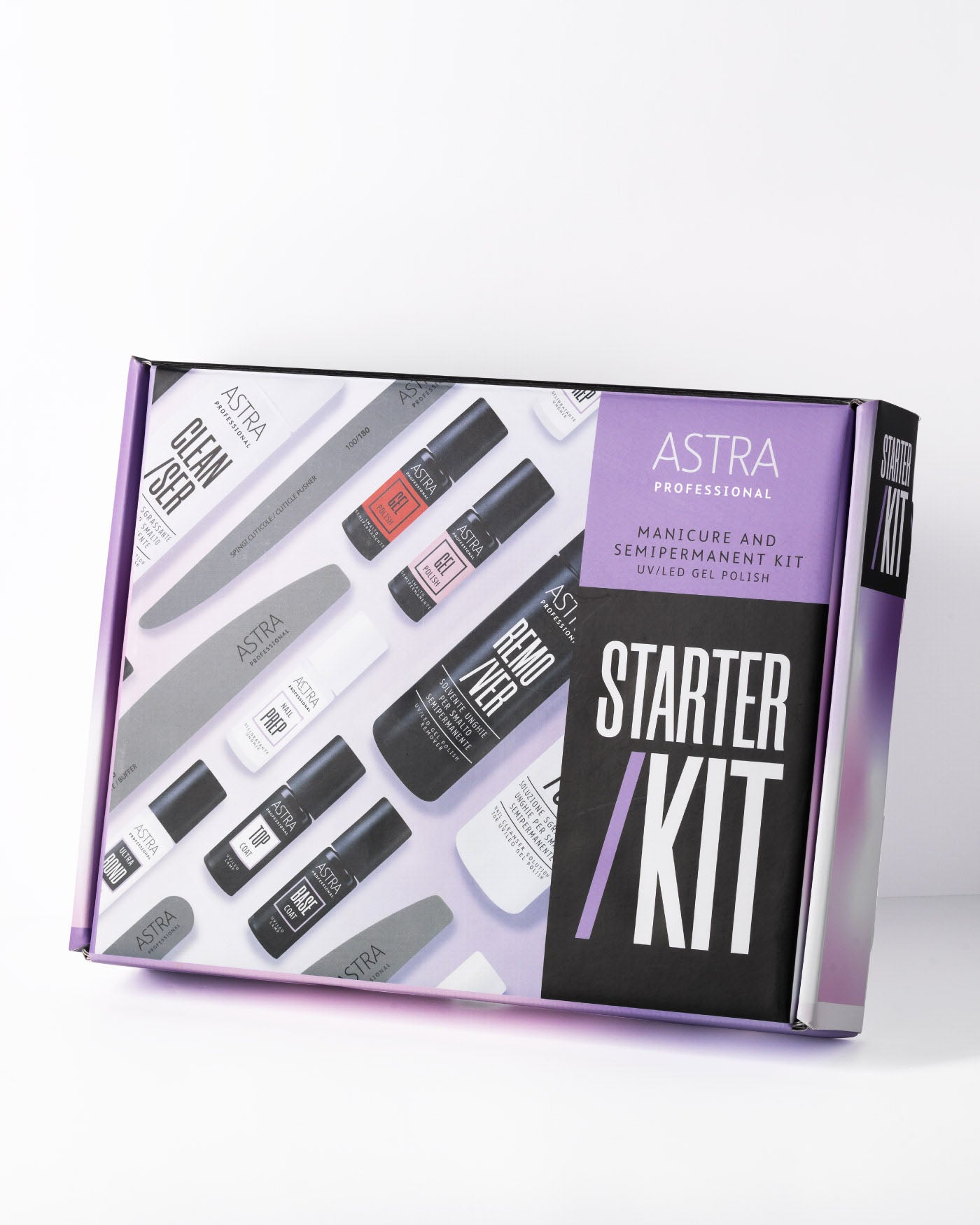 PROFESSIONAL STARTER KIT - Kit Manicure Smalto Semipermanente - Professional Colori Smalti - Astra Make-Up