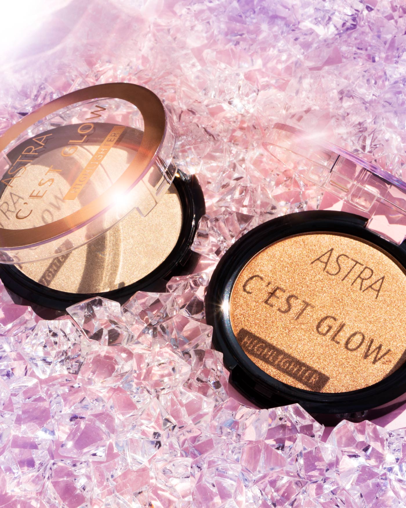 C’EST GLOW HIGHLIGHTER - Illuminante Compatto Viso - 02 - Glaze Maison - Astra Make-Up