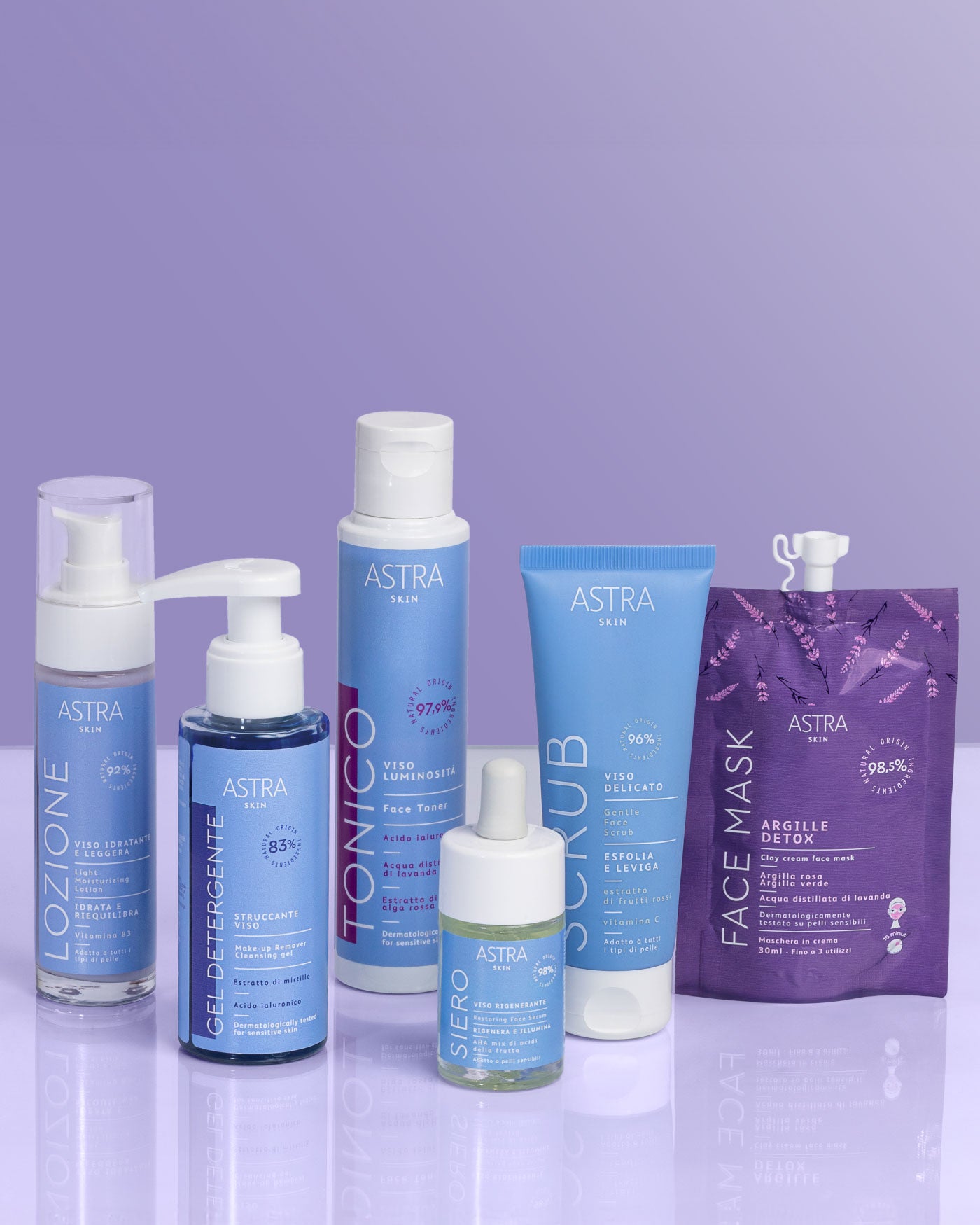Set Skincare Pelle Oleosa - 6 prodotti - All Products - Astra Make-Up