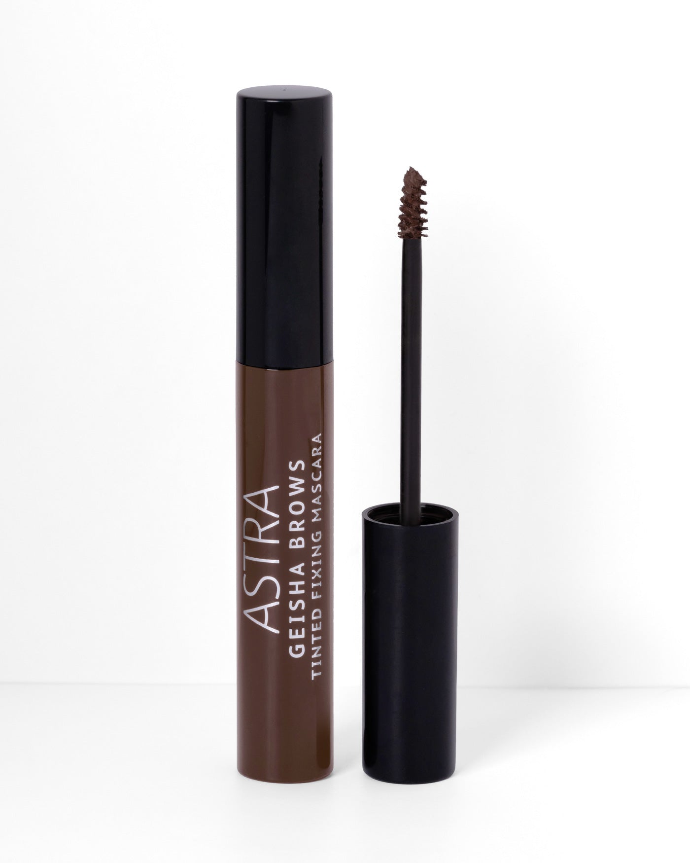 GEISHA BROWS TINTED FIXING MASCARA - Mascara Sopracciglia Definite - 02 - Auburn - Tinted Fixing Mascara - Astra Make-Up