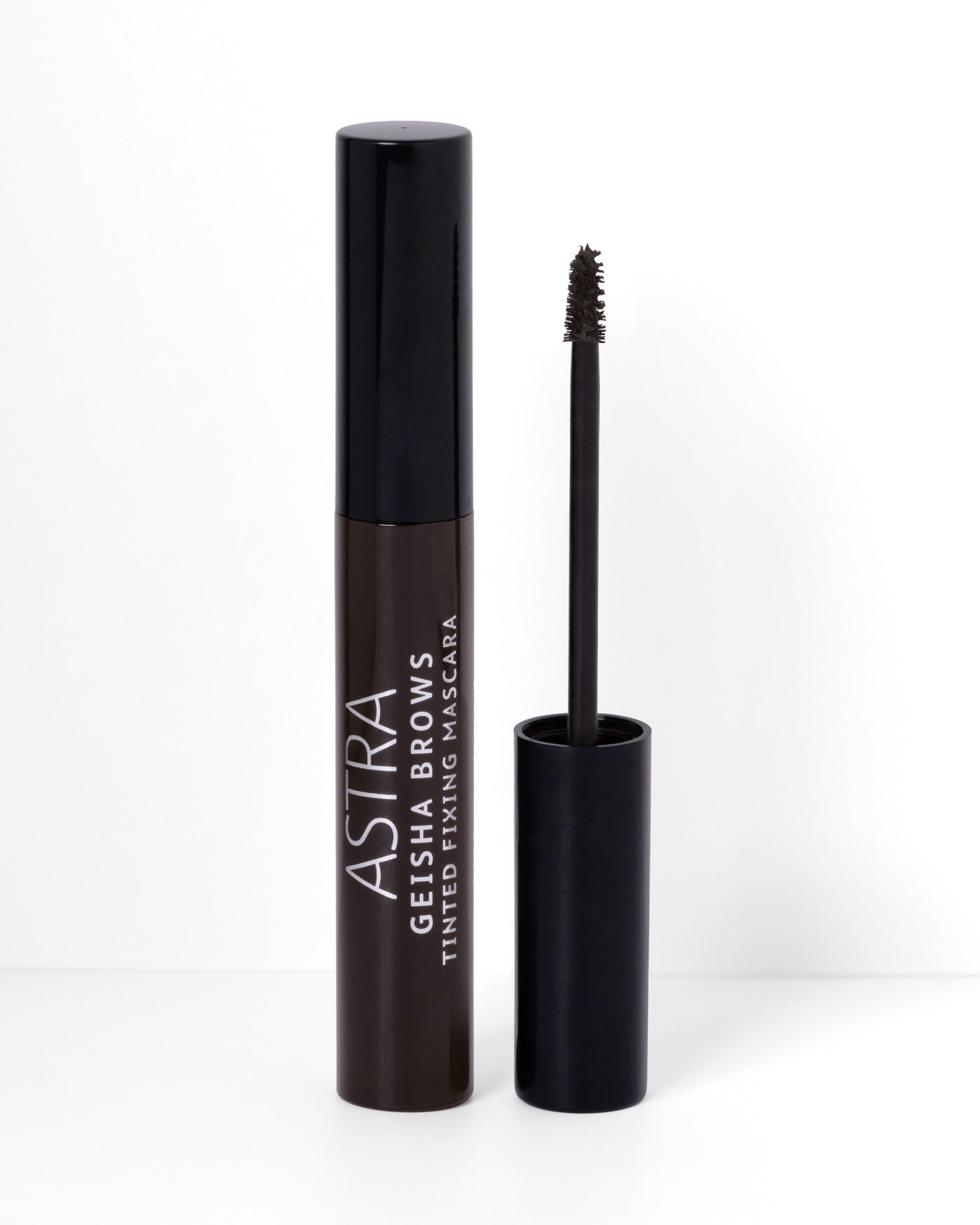 GEISHA BROWS TINTED FIXING MASCARA - 04 - Brunette - Tinted Fixing Mascara - Astra Make-Up