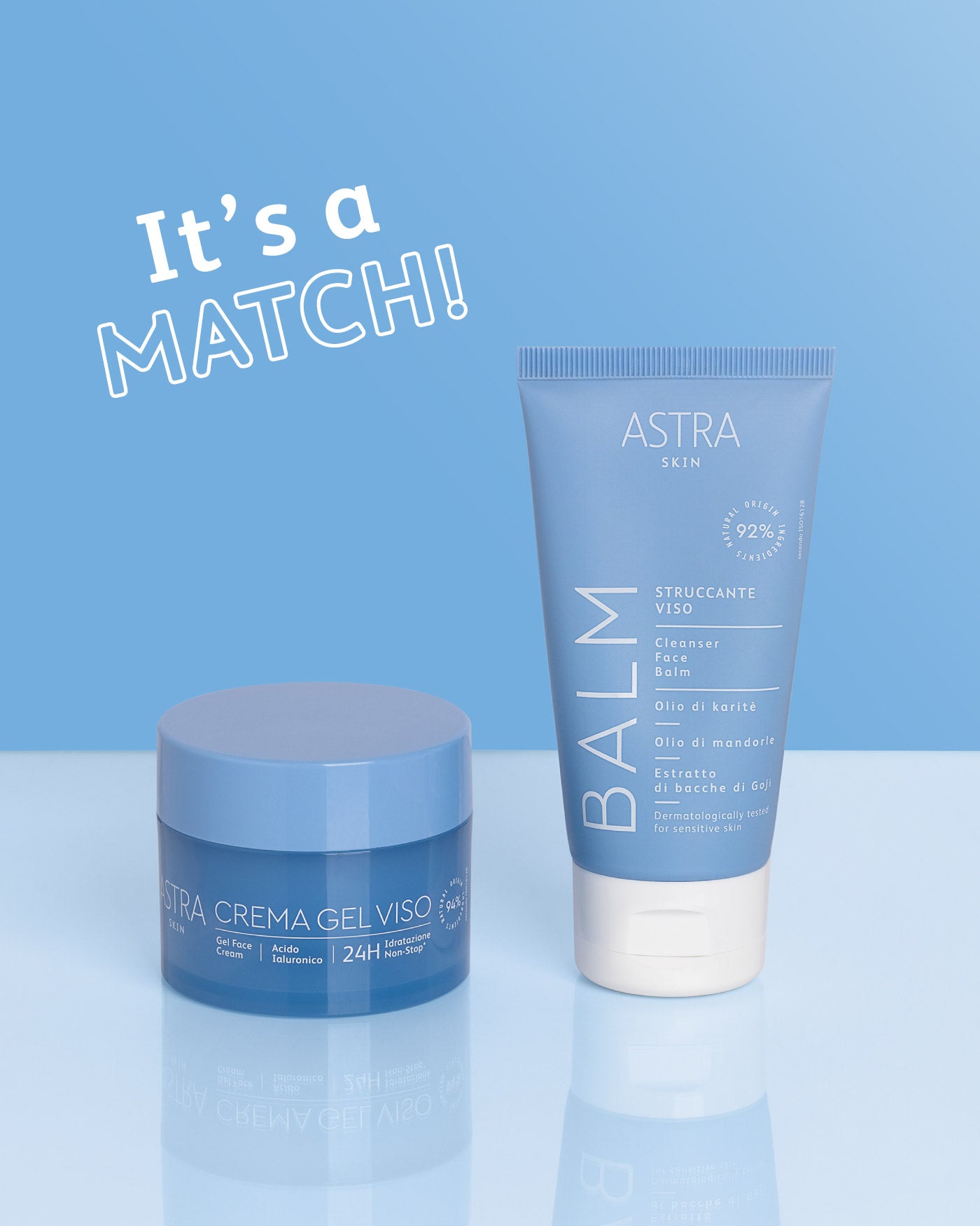 SET MATCH - Crema Gel + Balm Struccante - Tutti i prodotti - Astra Make-Up