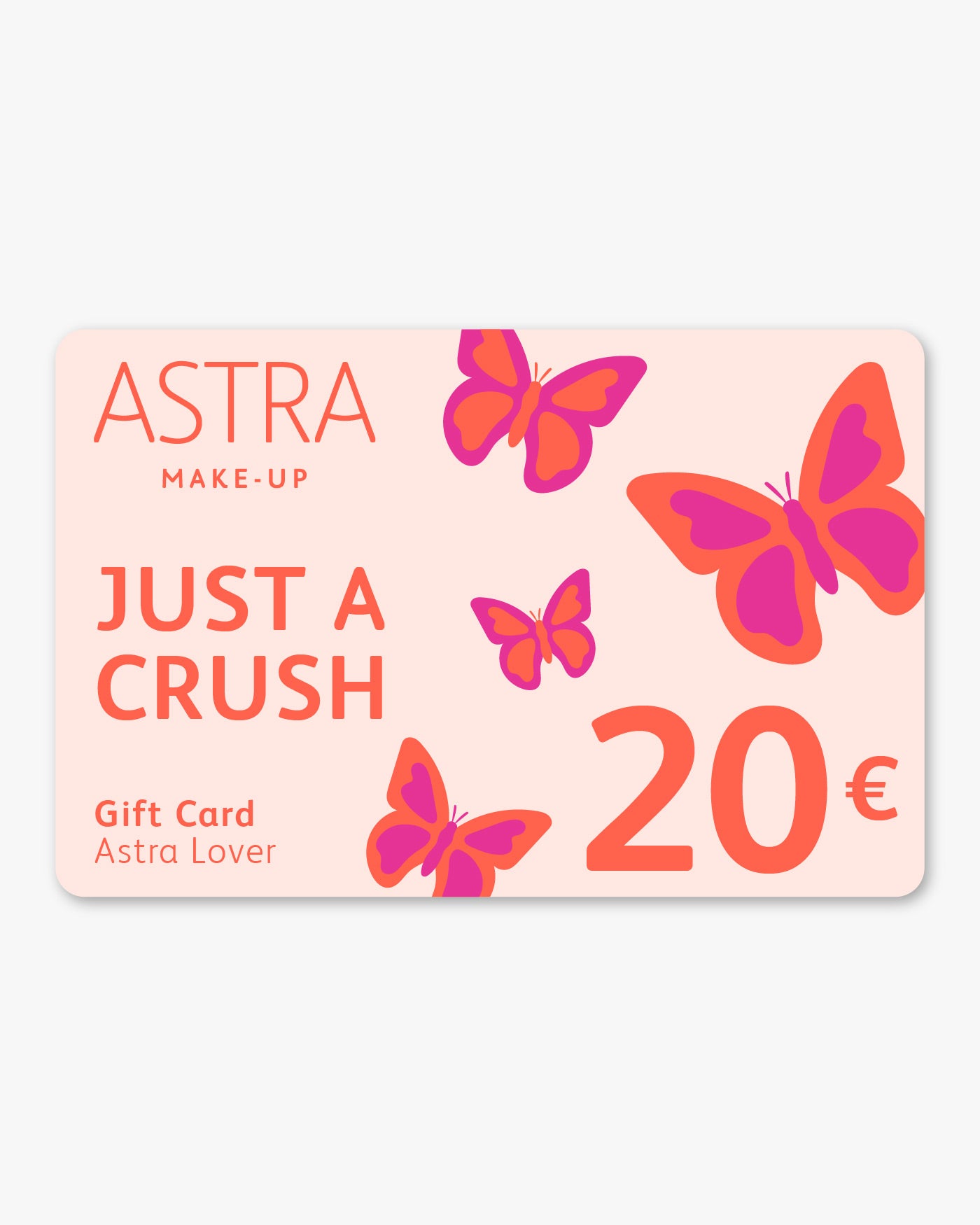 GIFT CARD ASTRA LOVER - Buono Regalo Virtuale - 20€ - Astra Make-Up