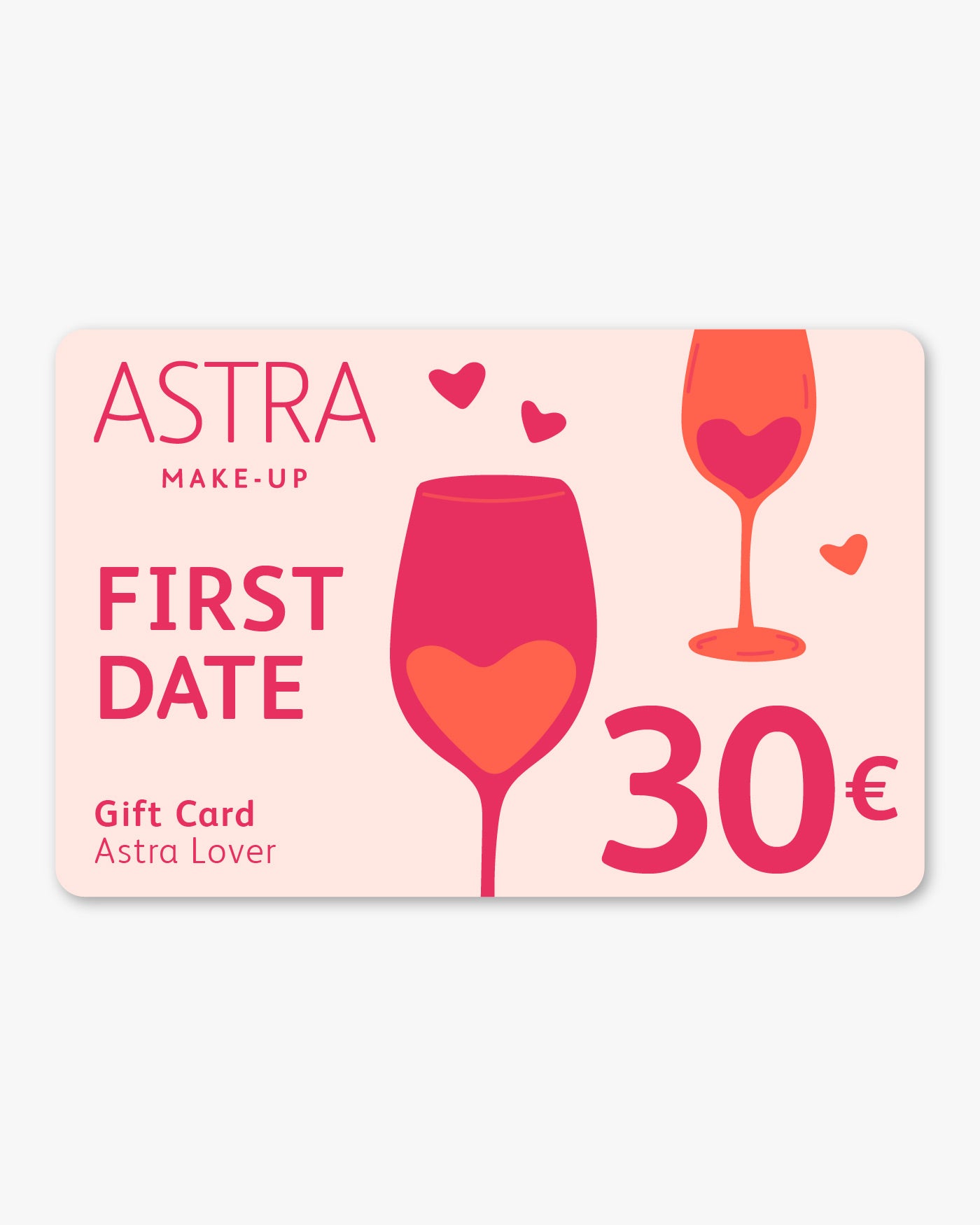 GIFT CARD ASTRA LOVER - Buono Regalo Virtuale - 30€ - Astra Make-Up