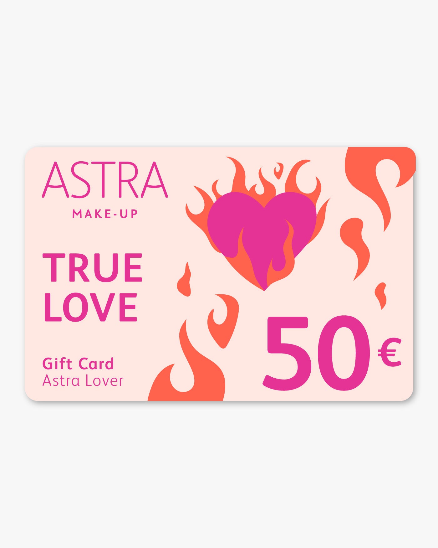 GIFT CARD ASTRA LOVER - Buono Regalo Virtuale - 50€ - Astra Make-Up