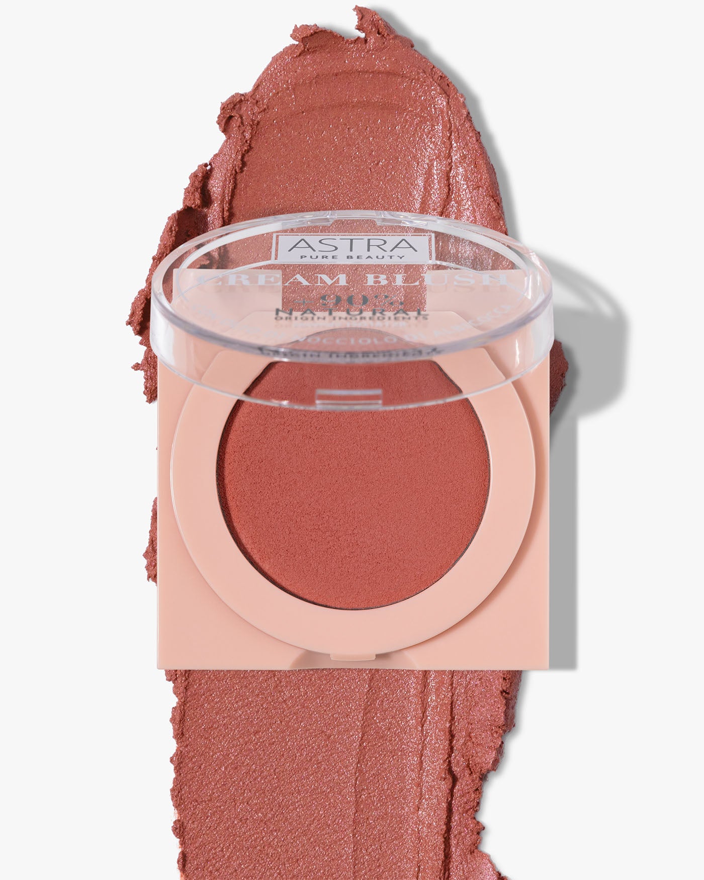 PURE BEAUTY CREAM BLUSH - Blush Cremoso Naturale - 02 - Canyon - Astra Make-Up