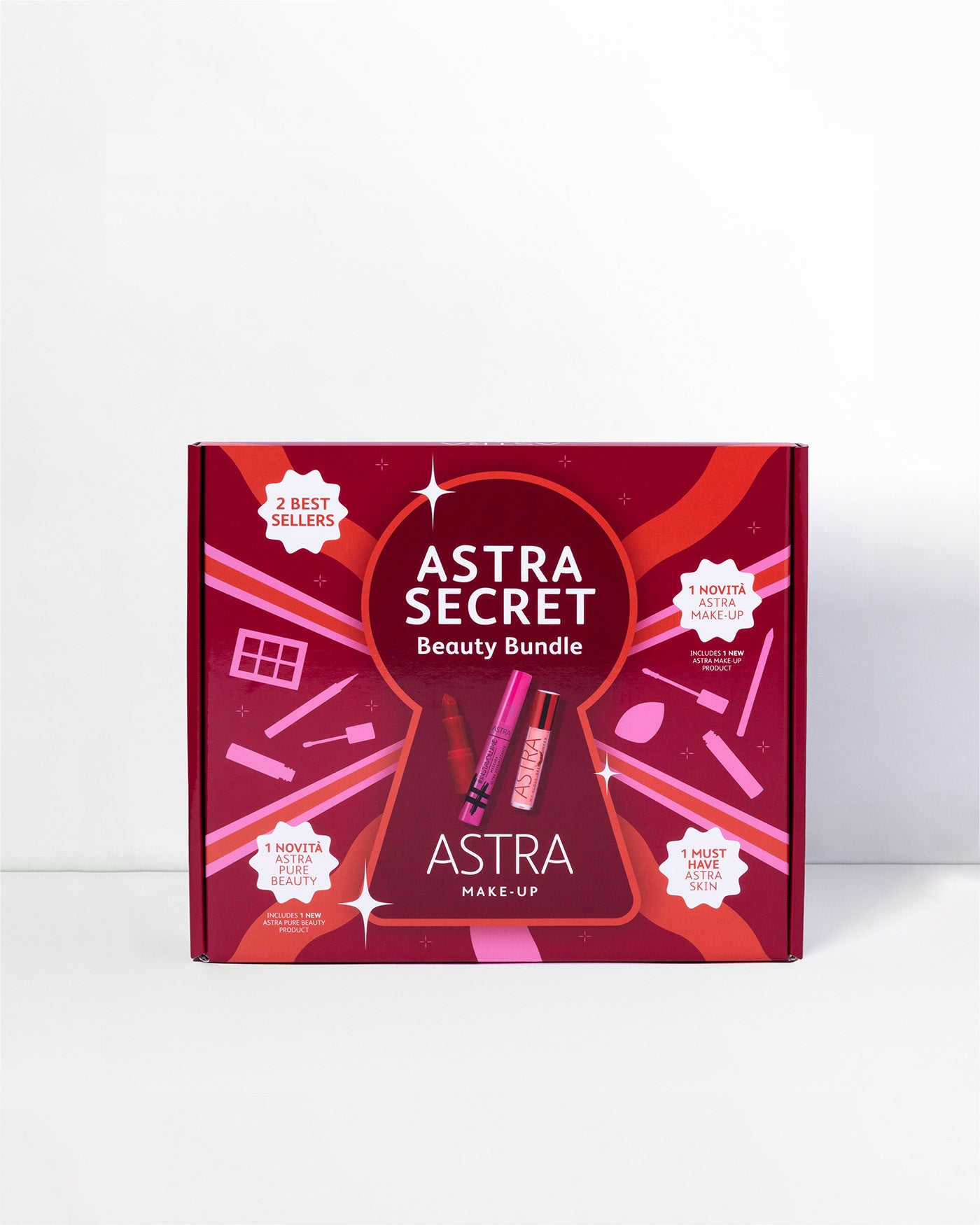 BOX - ASTRA SECRET BEAUTY BUNDLE - 8 Prodotti Mix - Pure Beauty - Astra Make-Up