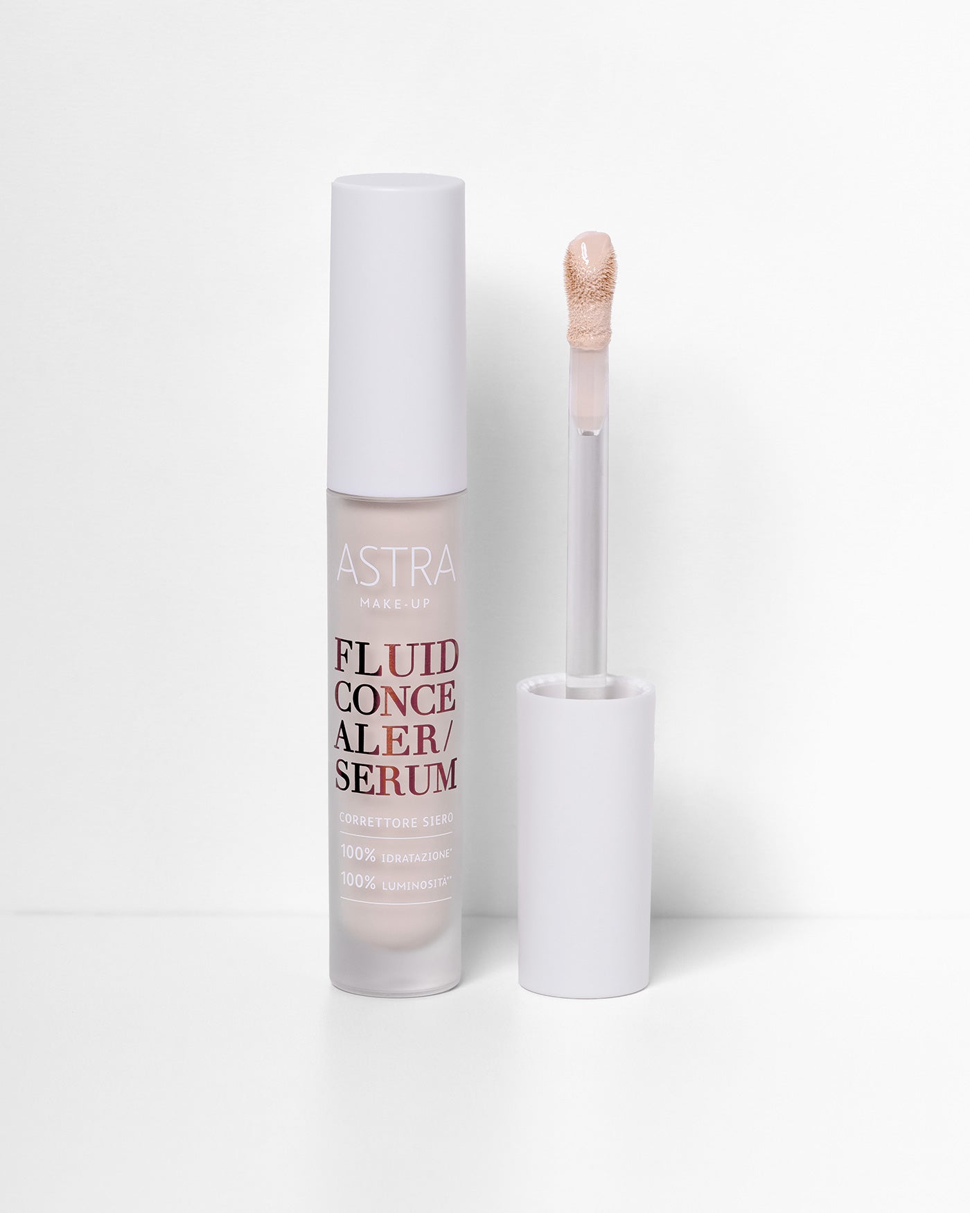FLUID CONCEALER SERUM - Correttore Siero Idratante Illuminante - 01 - Light (FCS) - Astra Make-Up