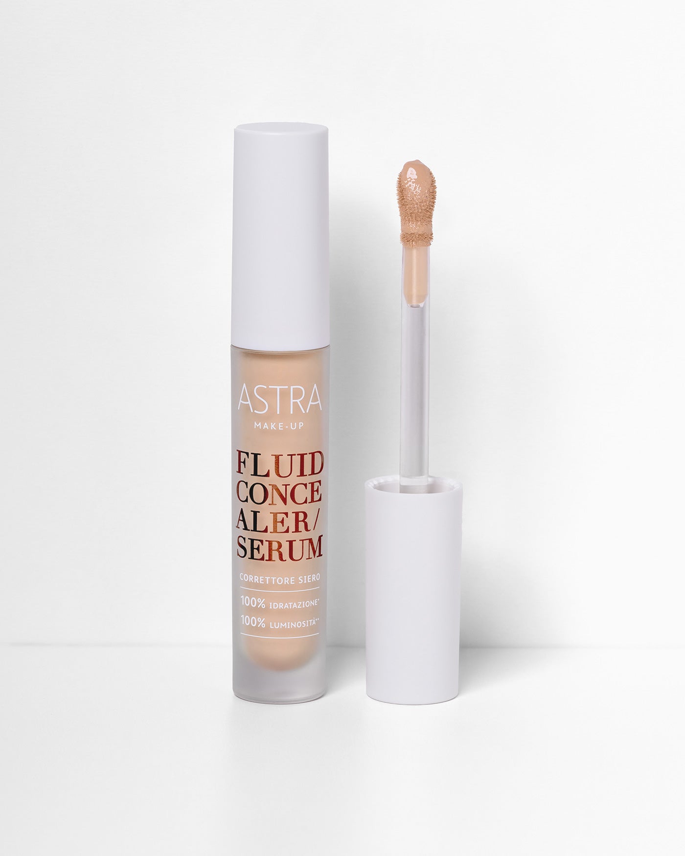 FLUID CONCEALER SERUM - Correttore Siero Idratante Illuminante - 04 - Mid Dark (FCS) - Astra Make-Up