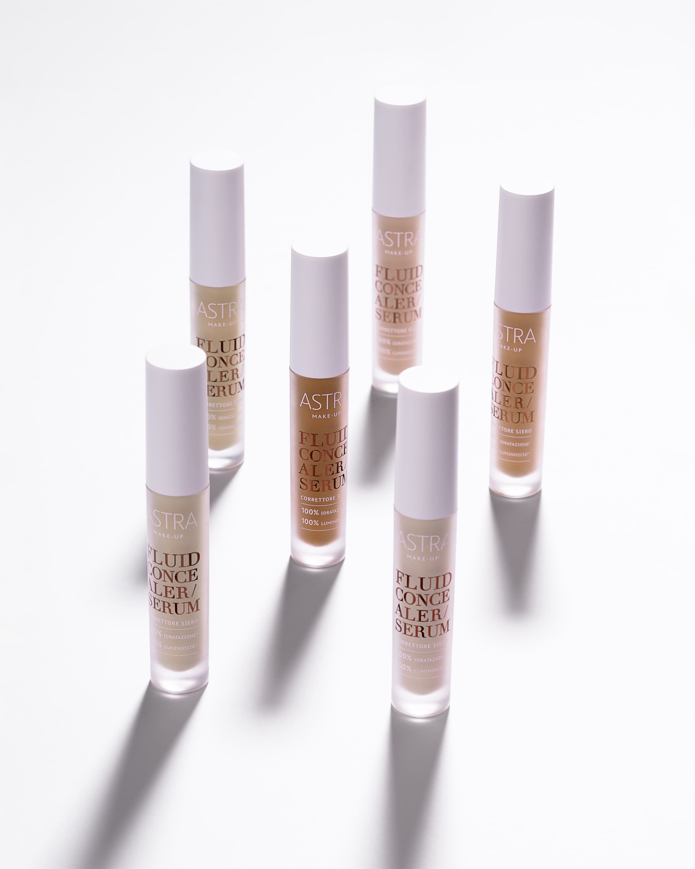 FLUID CONCEALER SERUM - Correttore Siero Idratante Illuminante - 04 - Mid Dark (FCS) - Astra Make-Up